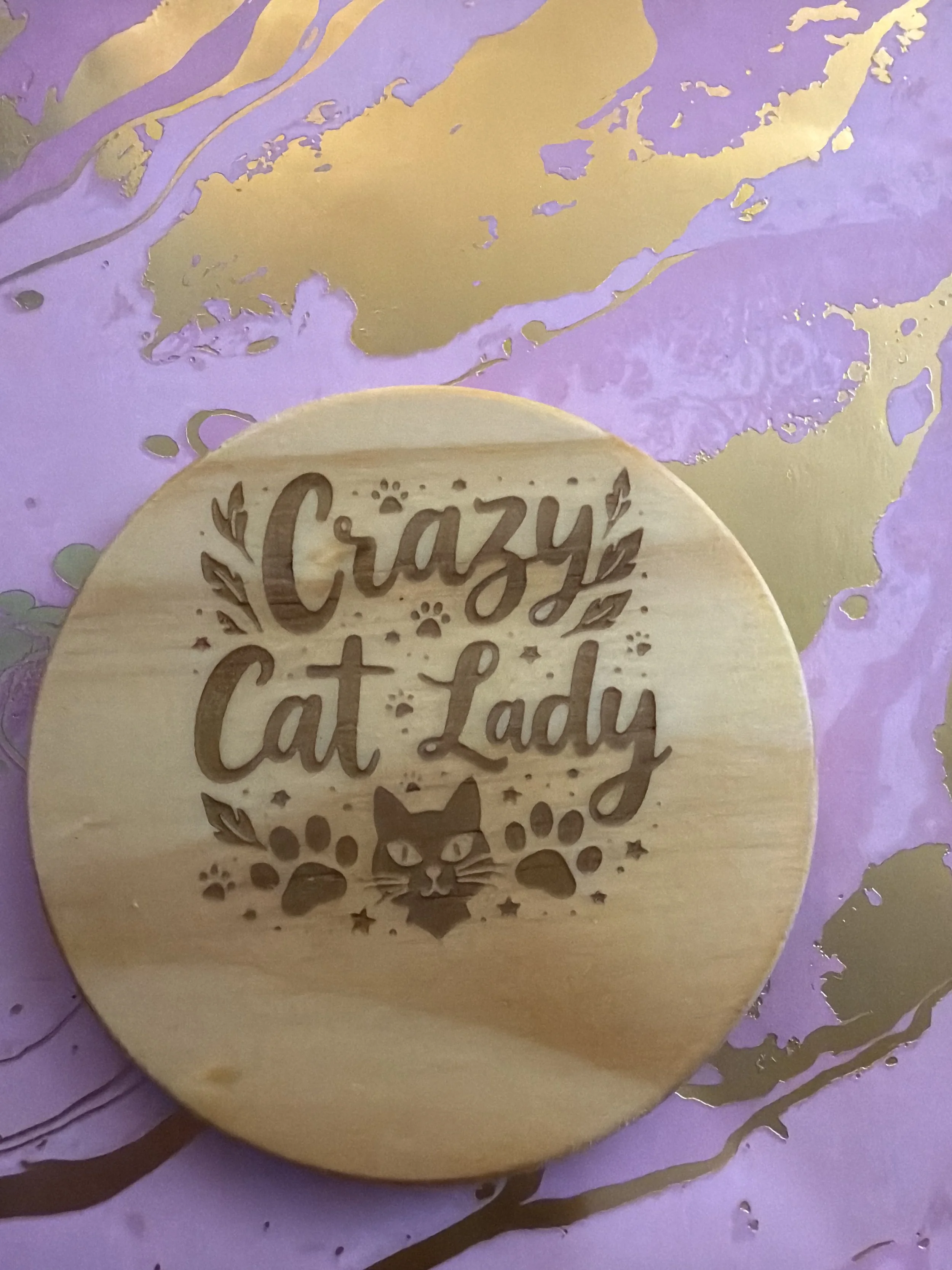 Crazy Cat Lady Coaster