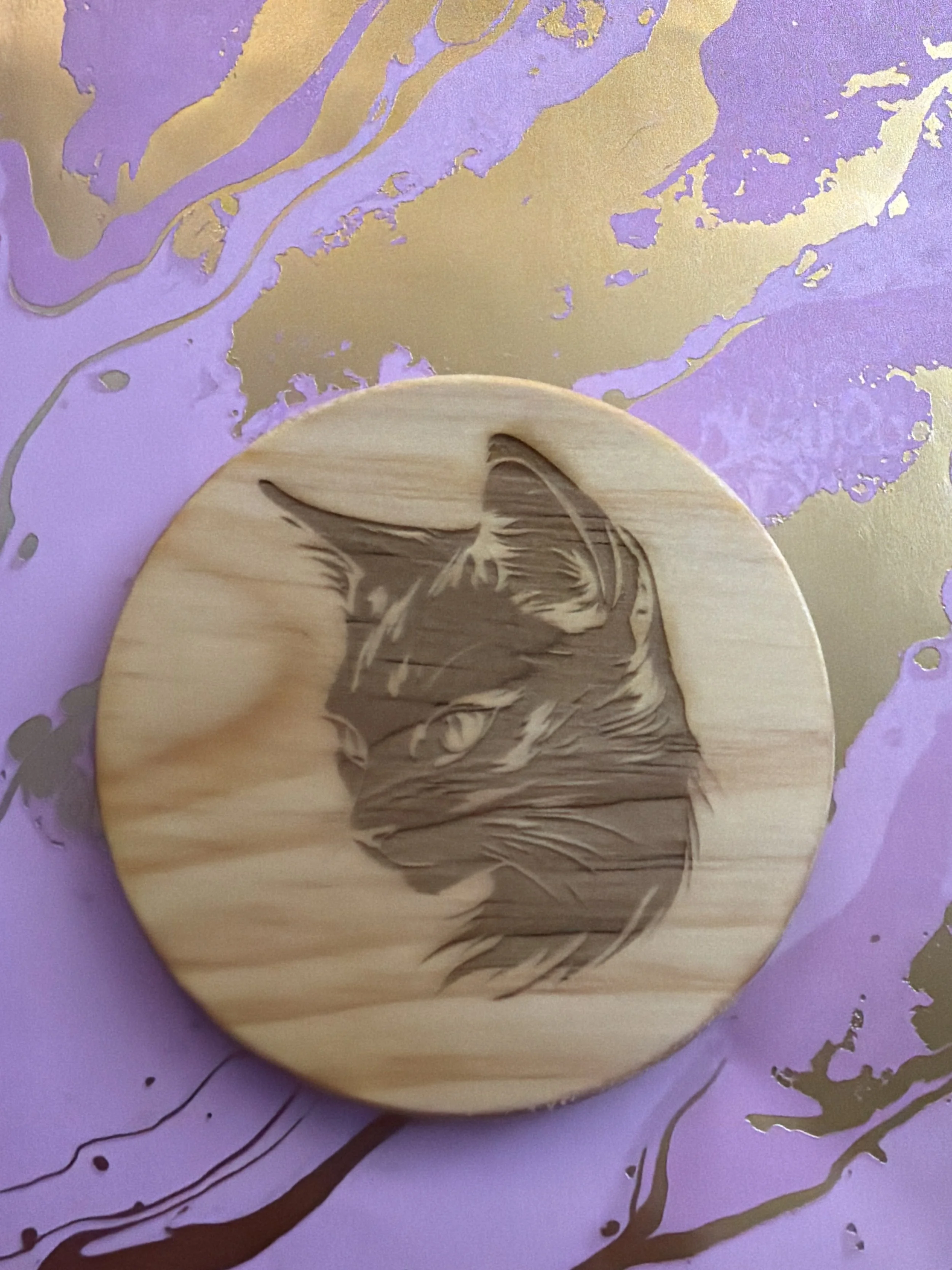 Black Cat Coaster