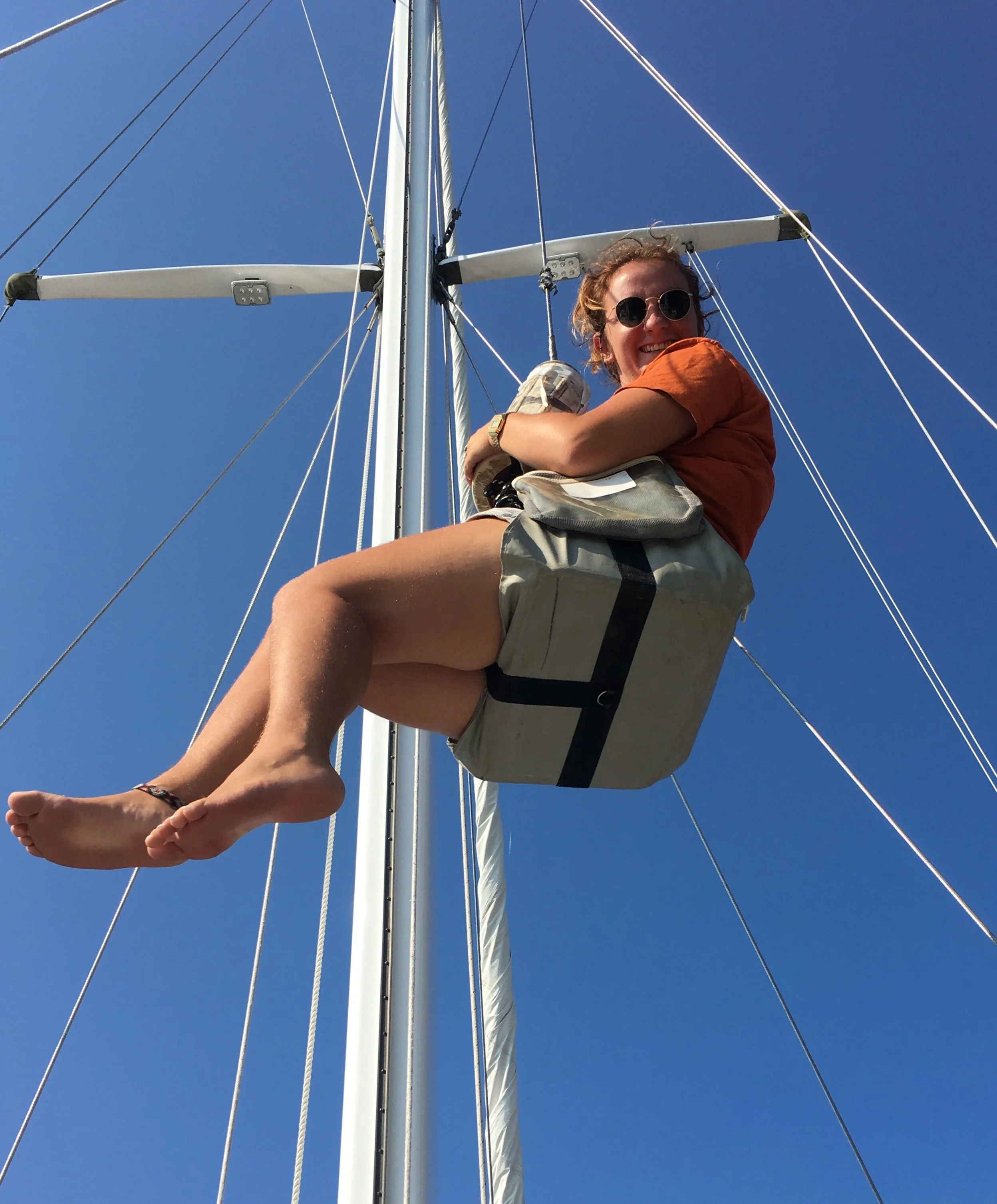 Captain Luna Crowley the grand-niece of Captain Frank Mundus. Captain Luna is the captain of the Selina II.