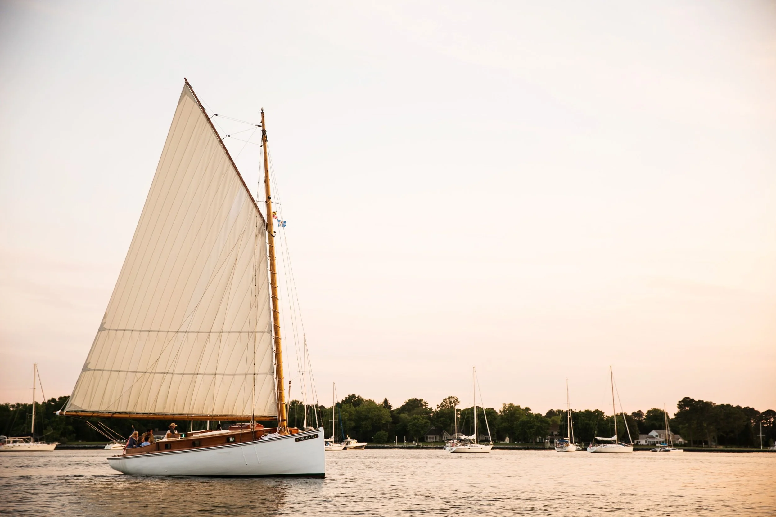 The fantastic Selina II on a gorgeous voyage in the afternoon.