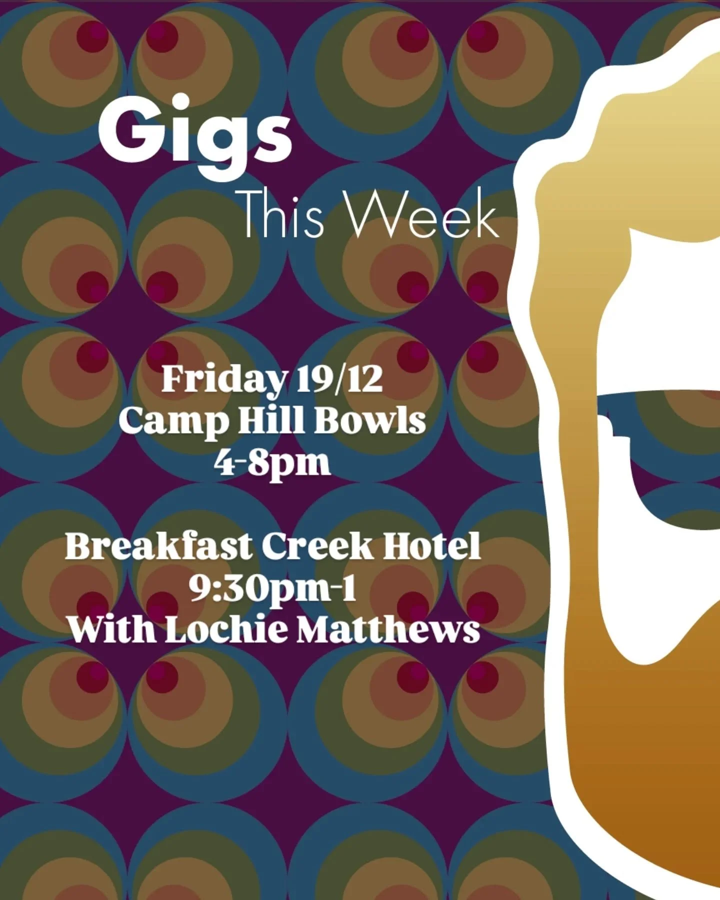 Last gigs before Christmas! Come see Lochie and I having a blast tonight!