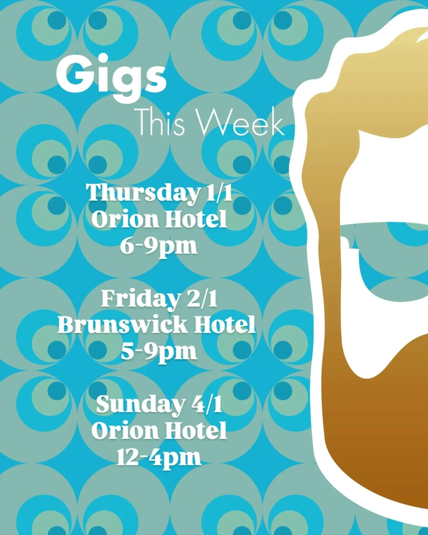 Happy New Year everyone! Here's where you'll find me this weekend 🩵