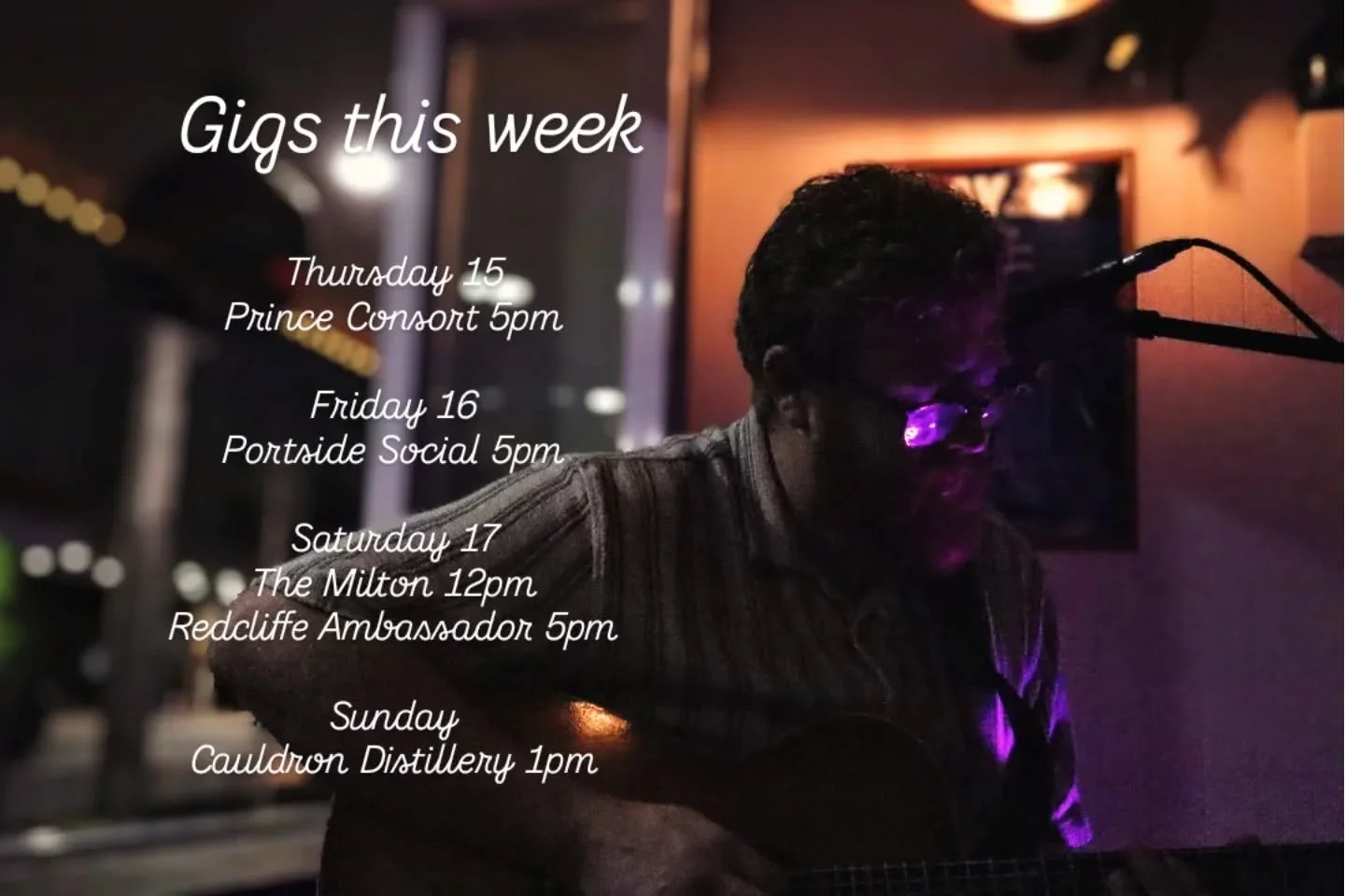 Big weekend for Magic Round! No idea where I'll park for a gig in Milton though...