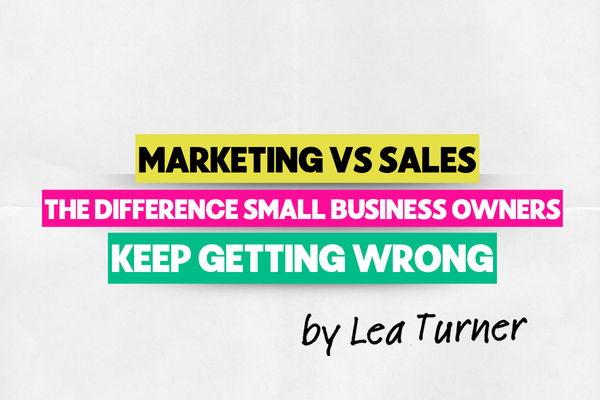 MARKETING VS SALES