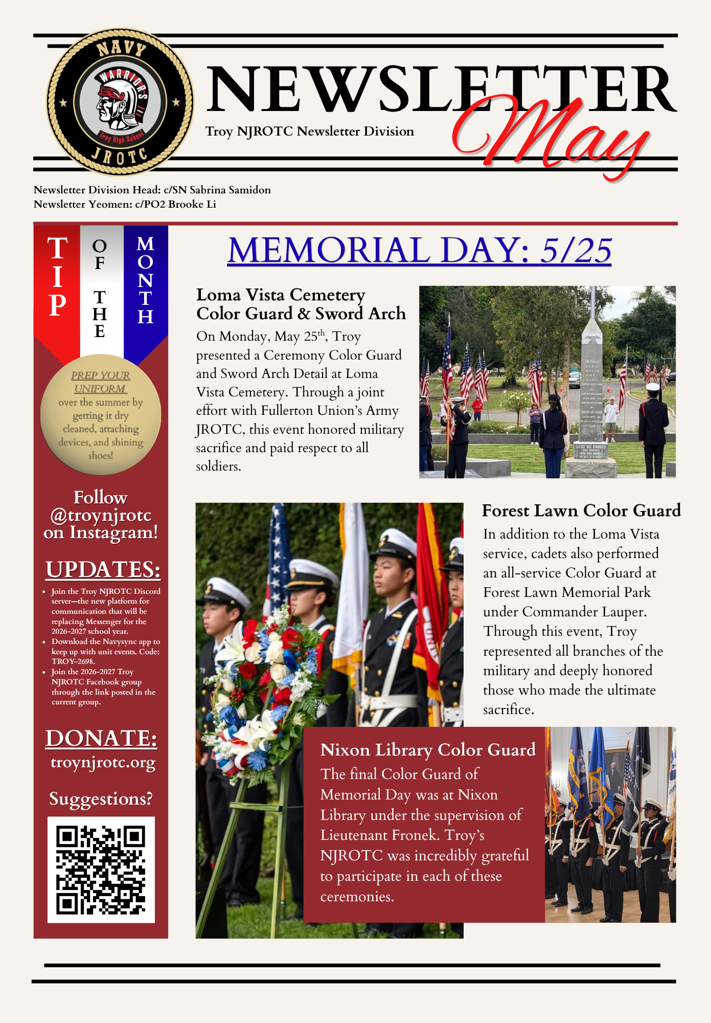 May Newsletter