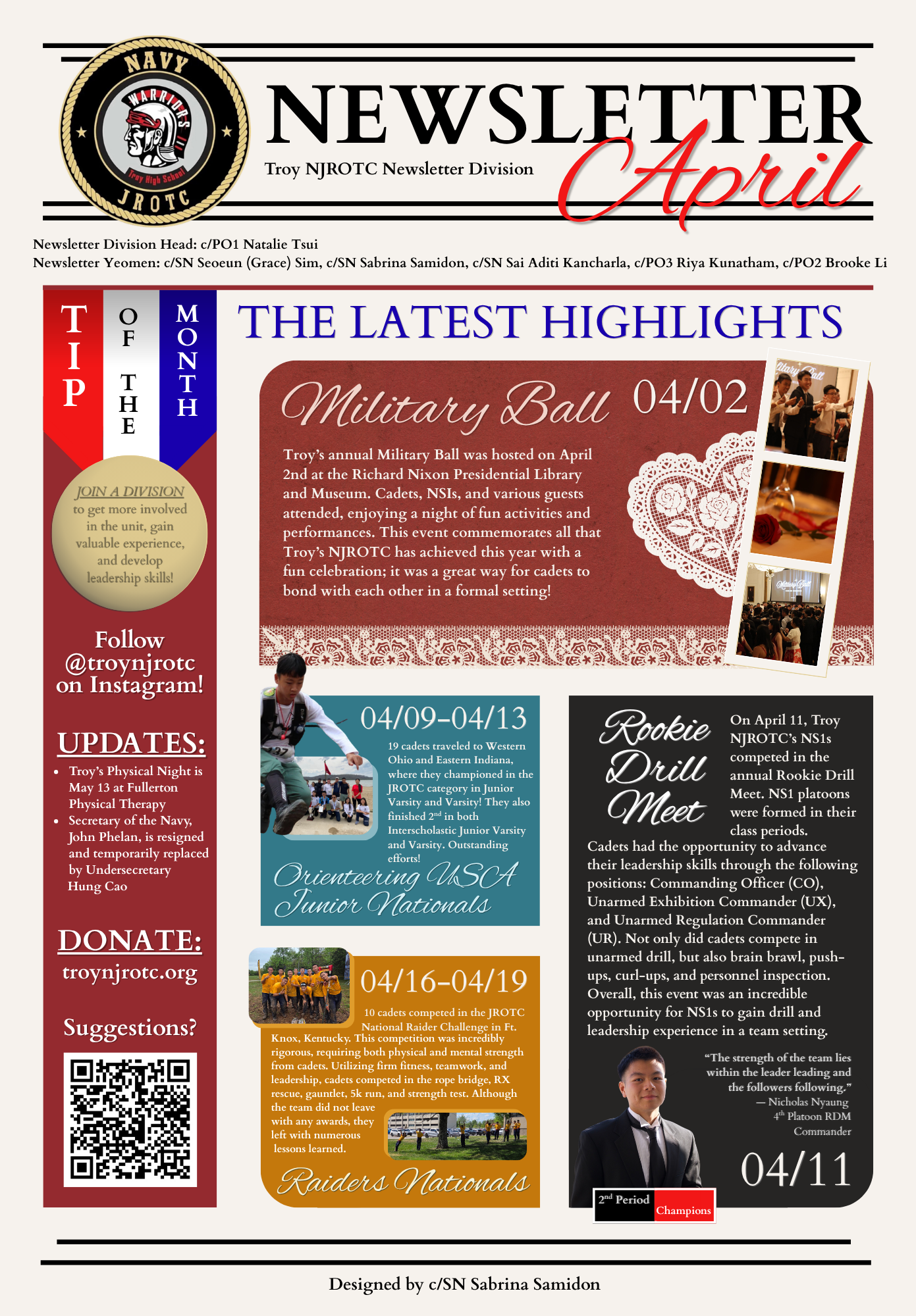 April Newsletter