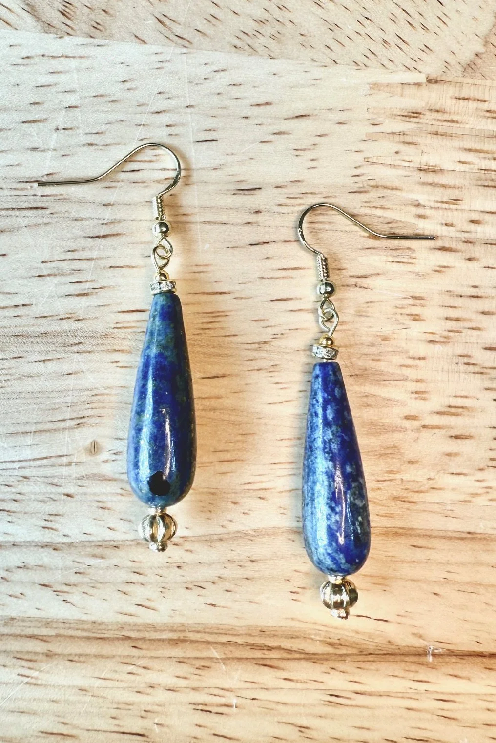 Lapis Lazuli Drop Earrings