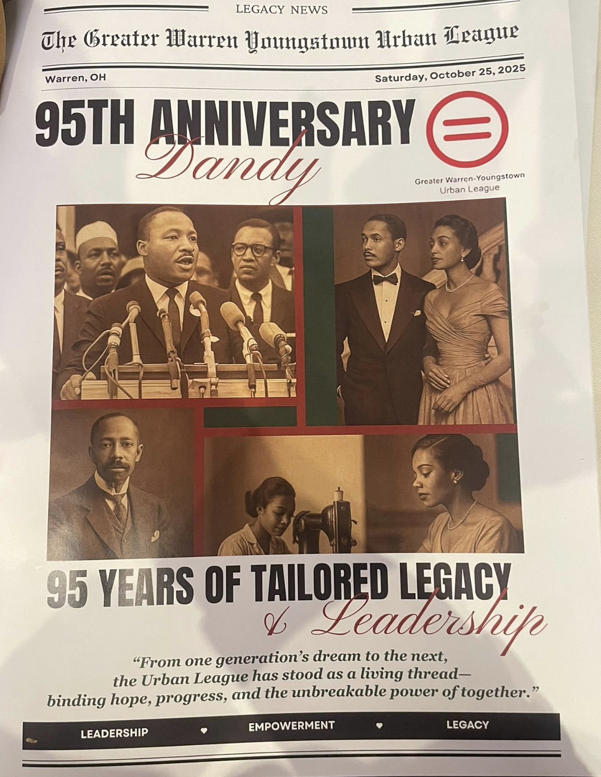 95TH URBAN LEAGUE “DANDY” GALA