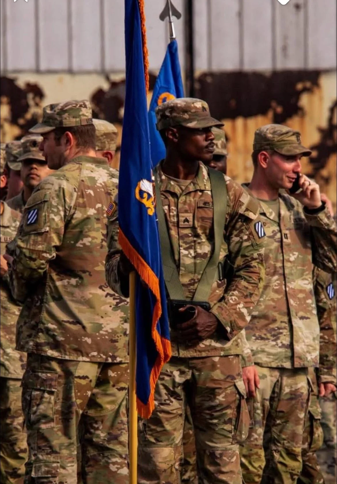 SGT BENNETT SETTING THE TONE, AND LEADING THE WAY