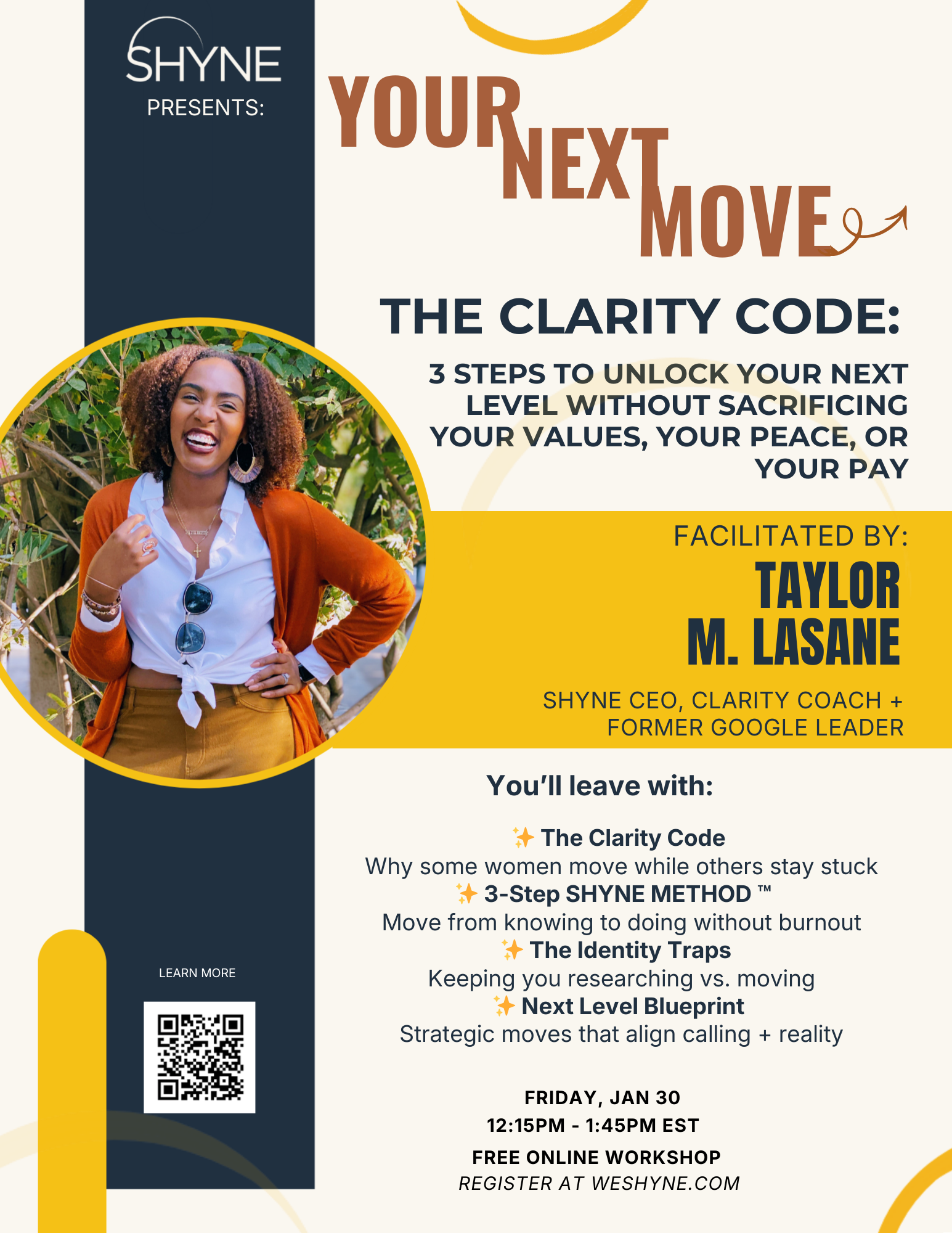 YOUR NEXT MOVE: THE clarity code webinar