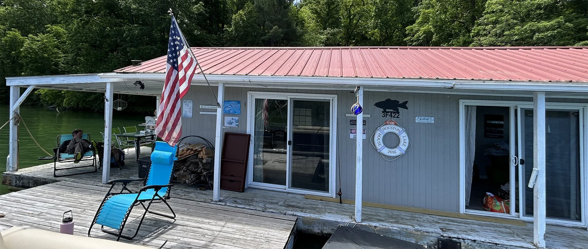 float house before painting