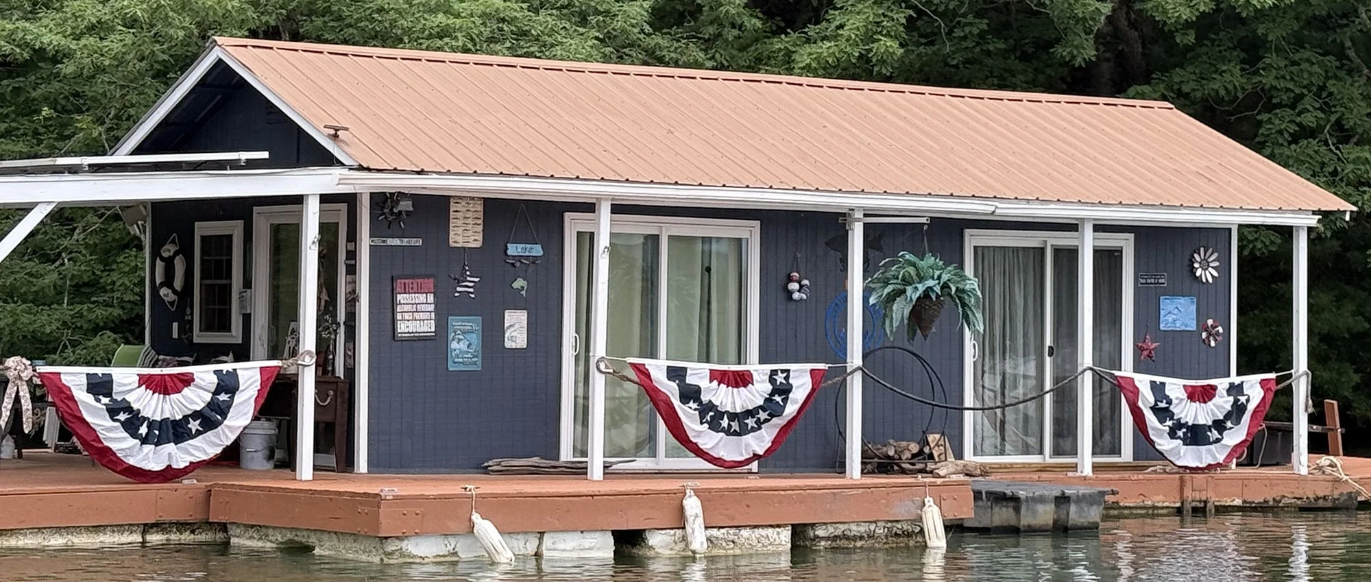 float house after painting