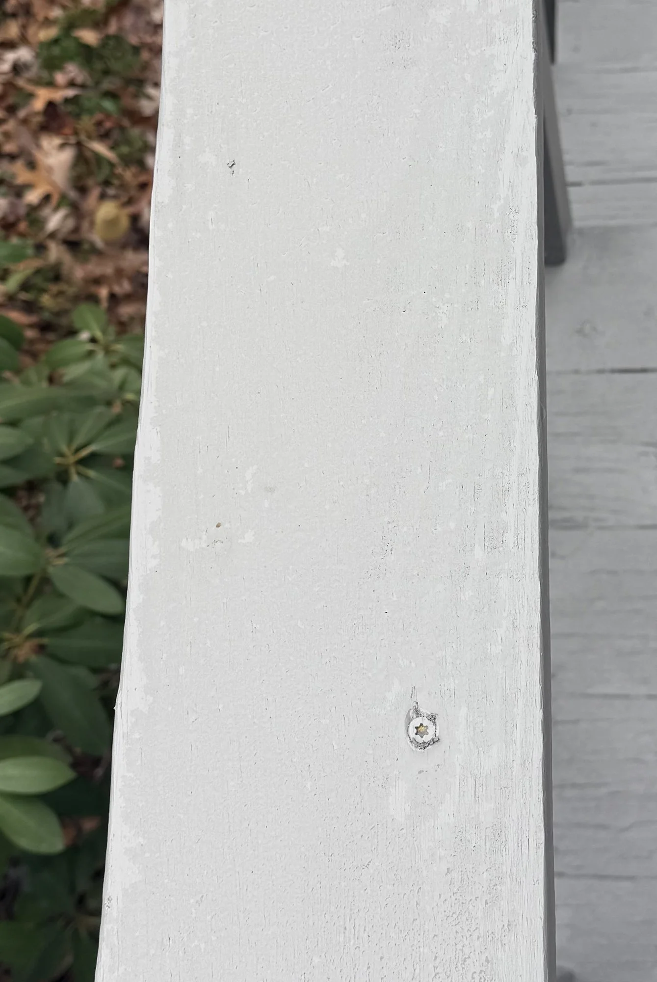 Sharp's Painting, LLC, WNC: deck railing freshly painted