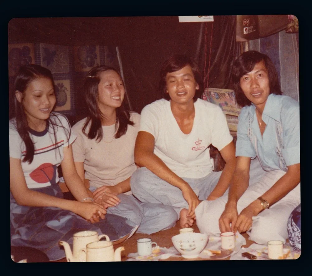  Sophie and friends at a refugee camp in Kuala Lumpur 