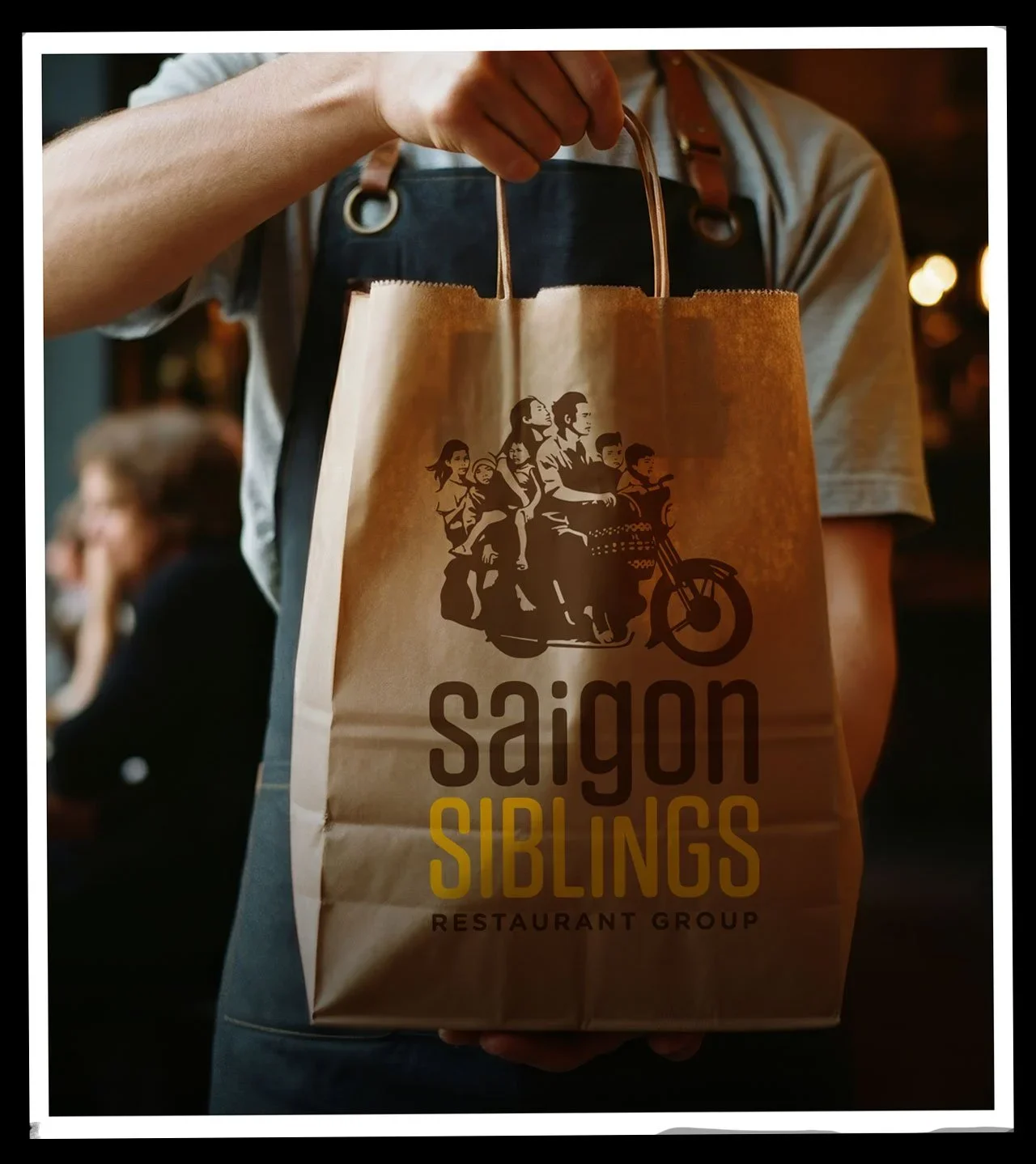 Saigon Siblings logo and bag 