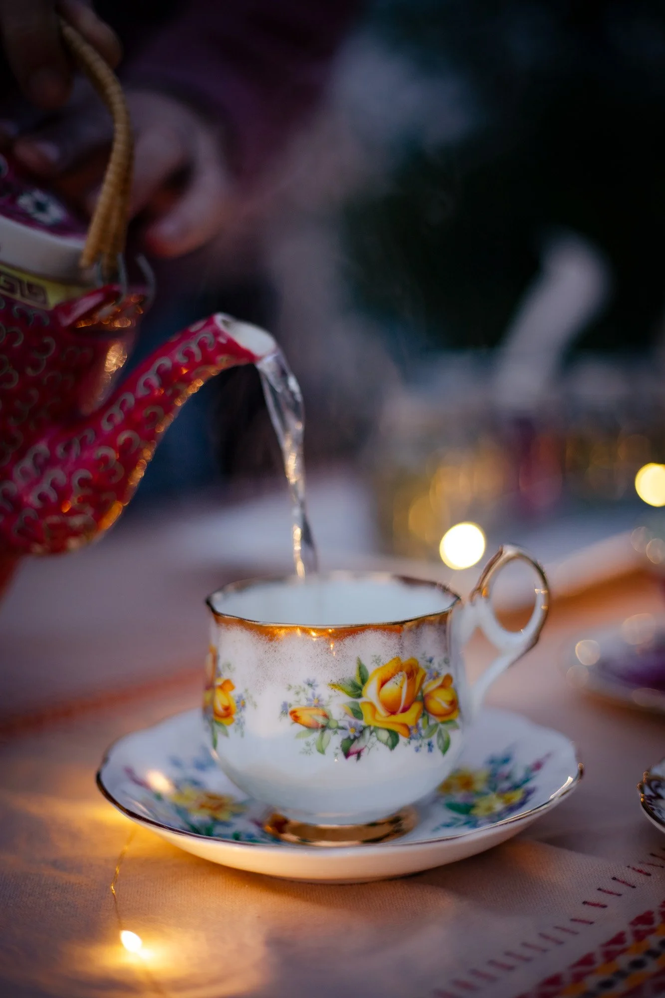 botanical tea service greenhouse experience