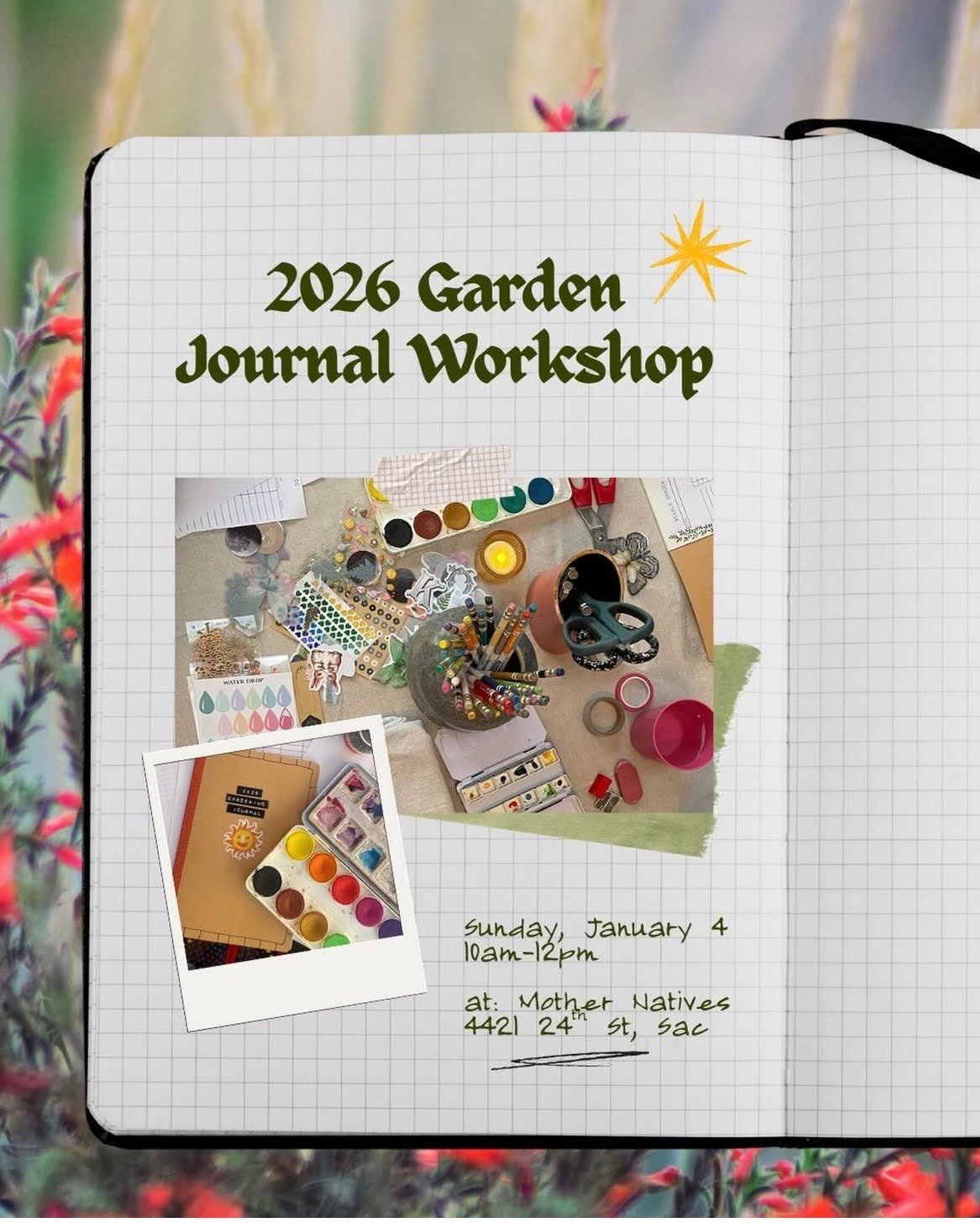 2026 Garden Journal Workshop