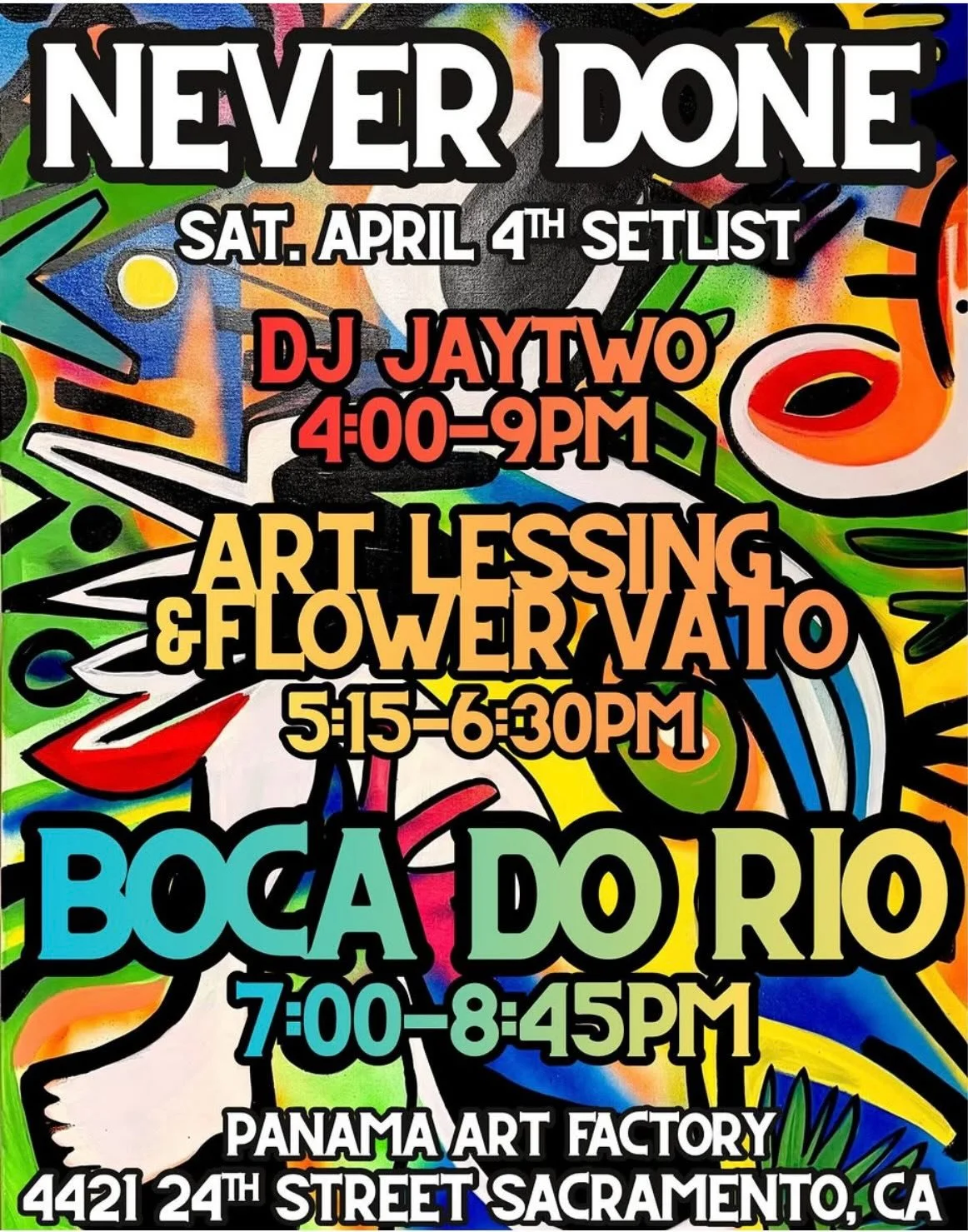 Art, beats, vibes &mdash; join us SATURDAY at the factory! 🎨🎶 #ArtMeetsSound.  Event 4-9PM

Kids Art Class 4:30-5:30! $20
