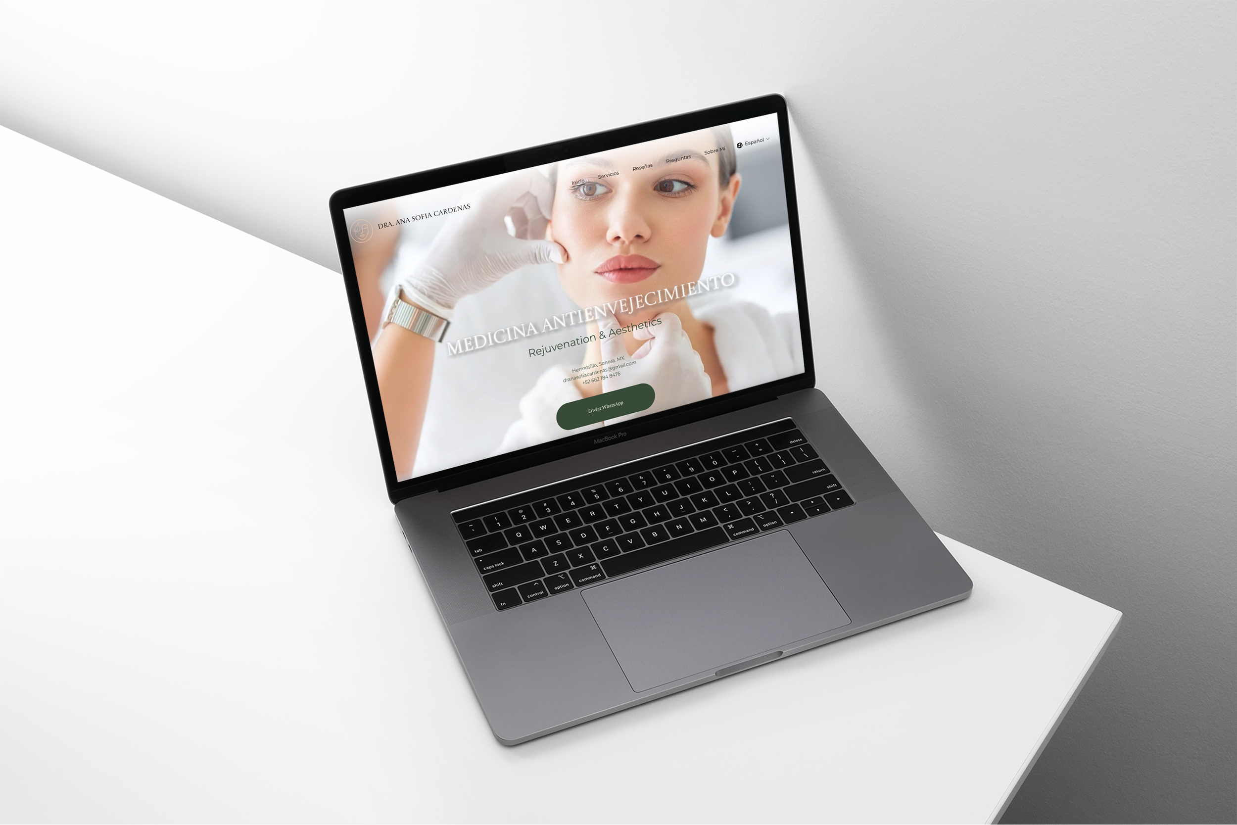 Aesthetic Medicine Bilingual Website