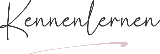 Handschrift Text "Kennenlernen"