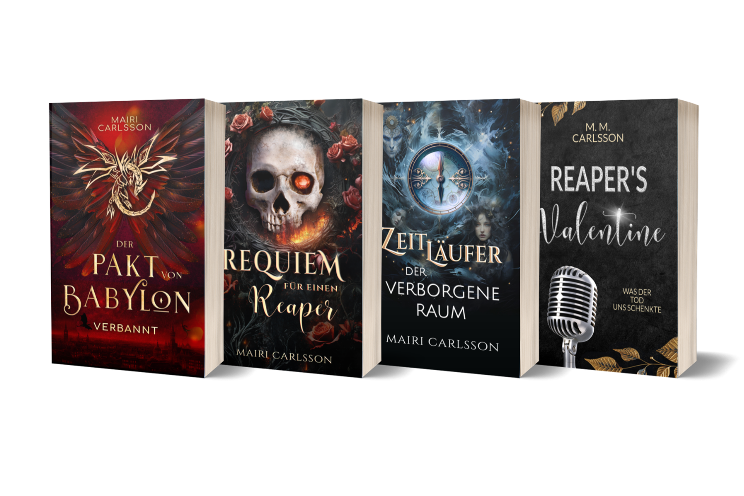 Vier Bücher von Mairi Carlsson