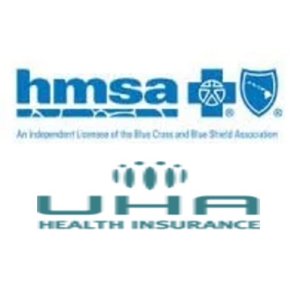 HMSA and UHA health insurance logos
