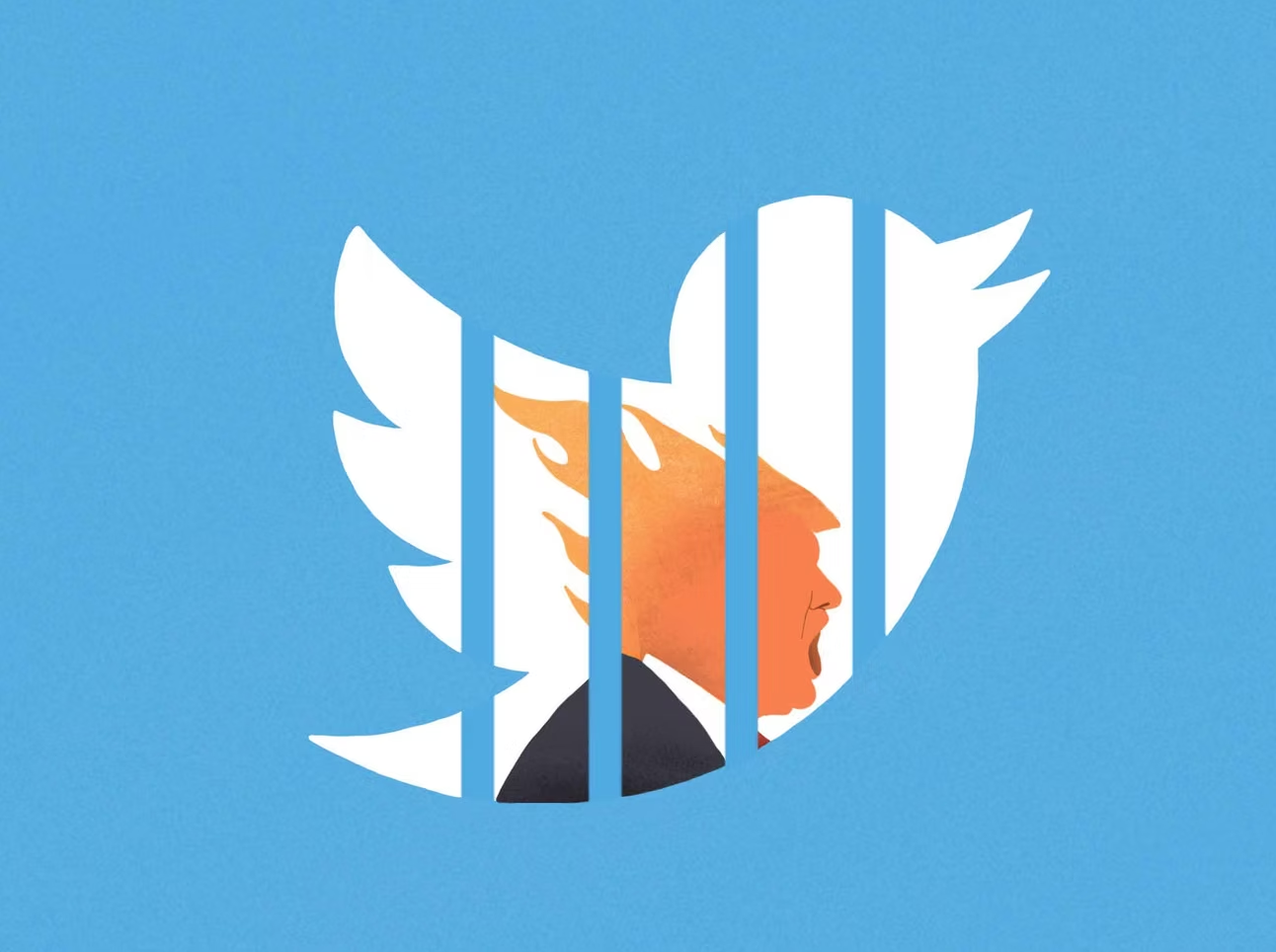 Personal work  Twitter suspends Trump's account