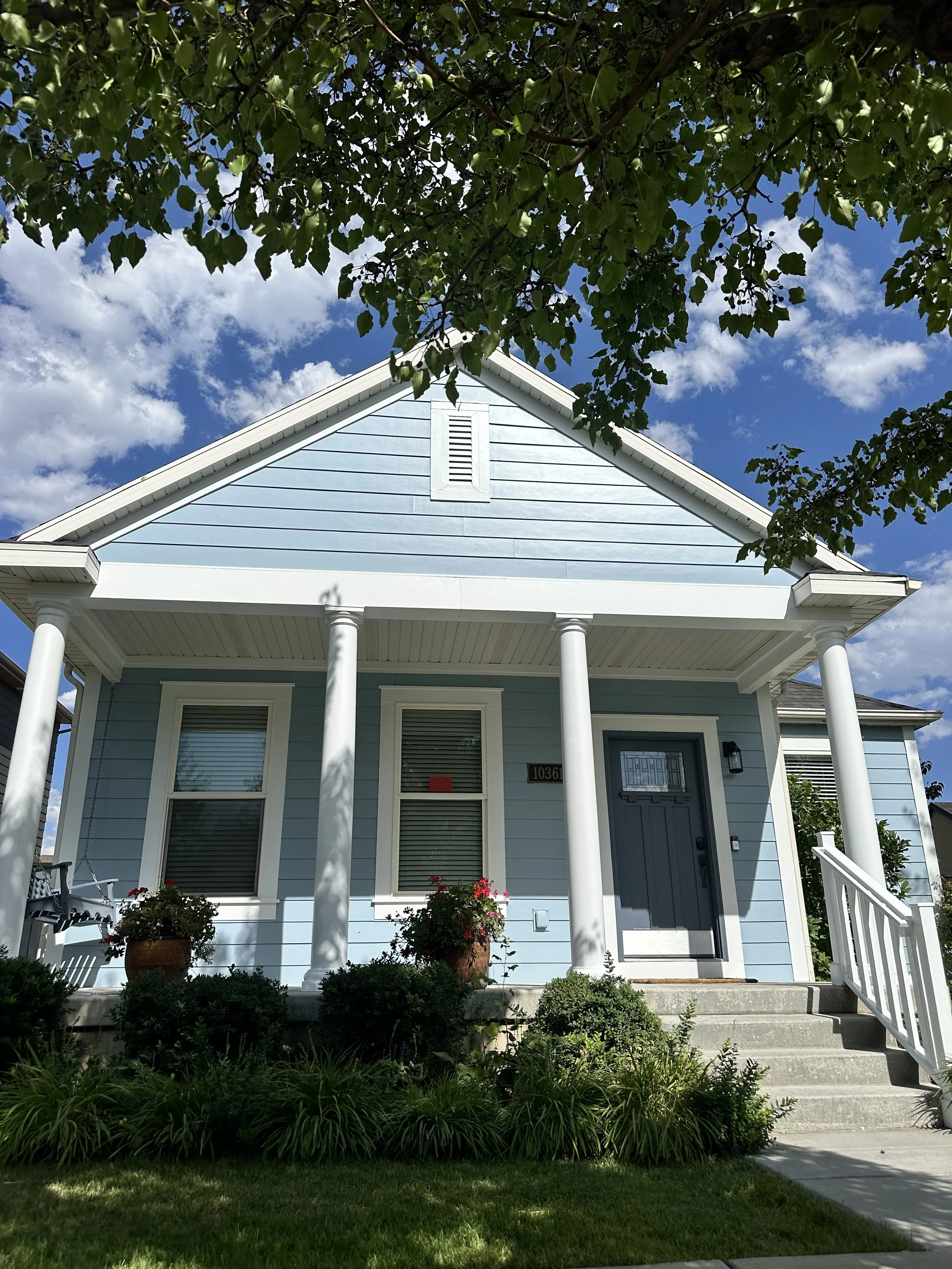 House and porch exterior paint