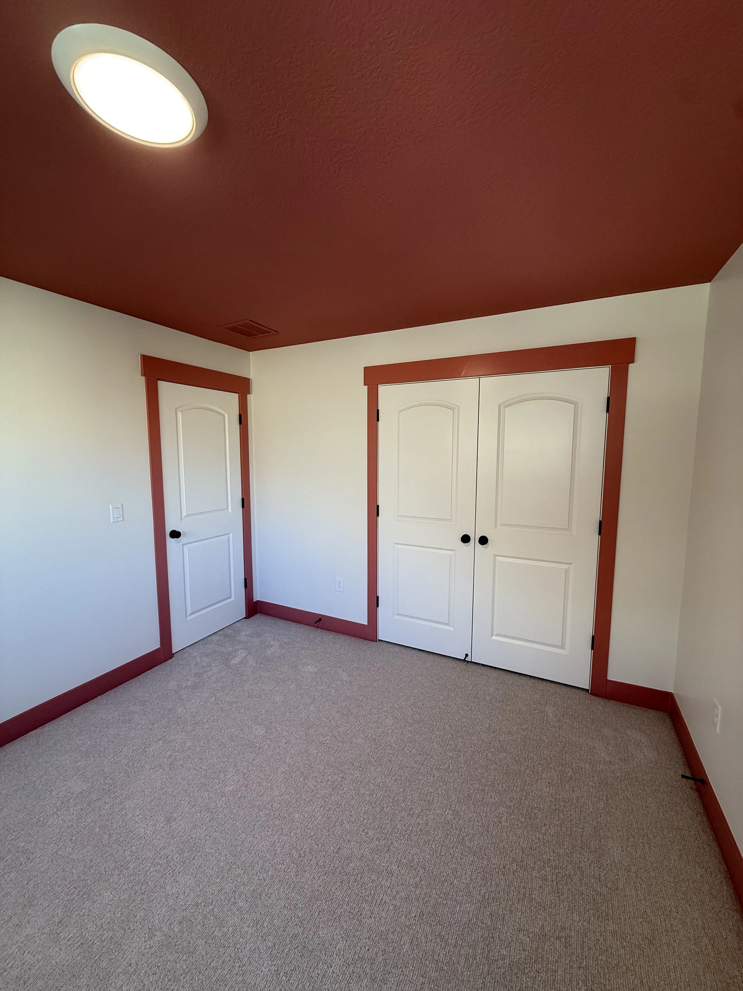 doors, walls and ceiling