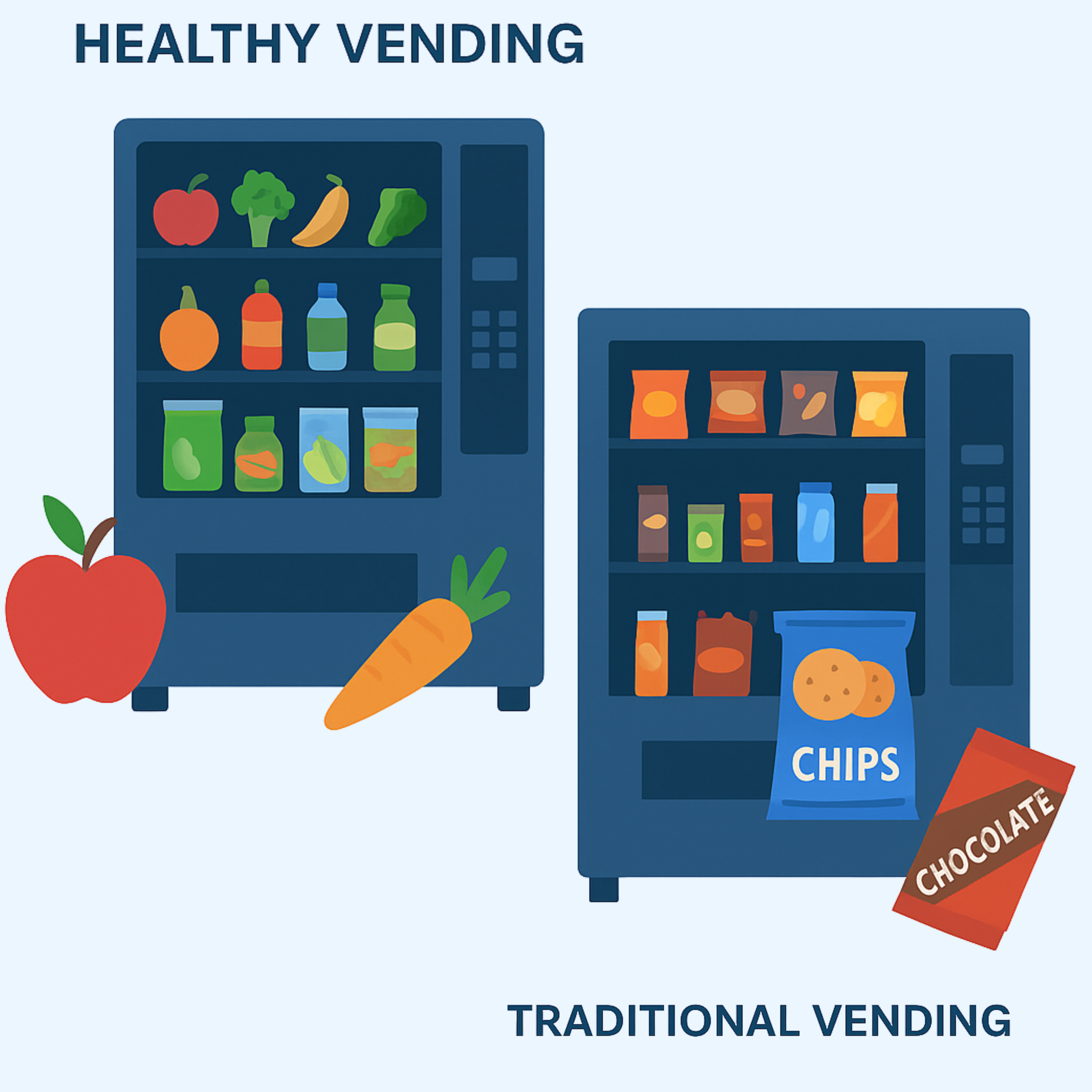 Traditional vs. Healthy Vending: Which Is Right for Your Location?