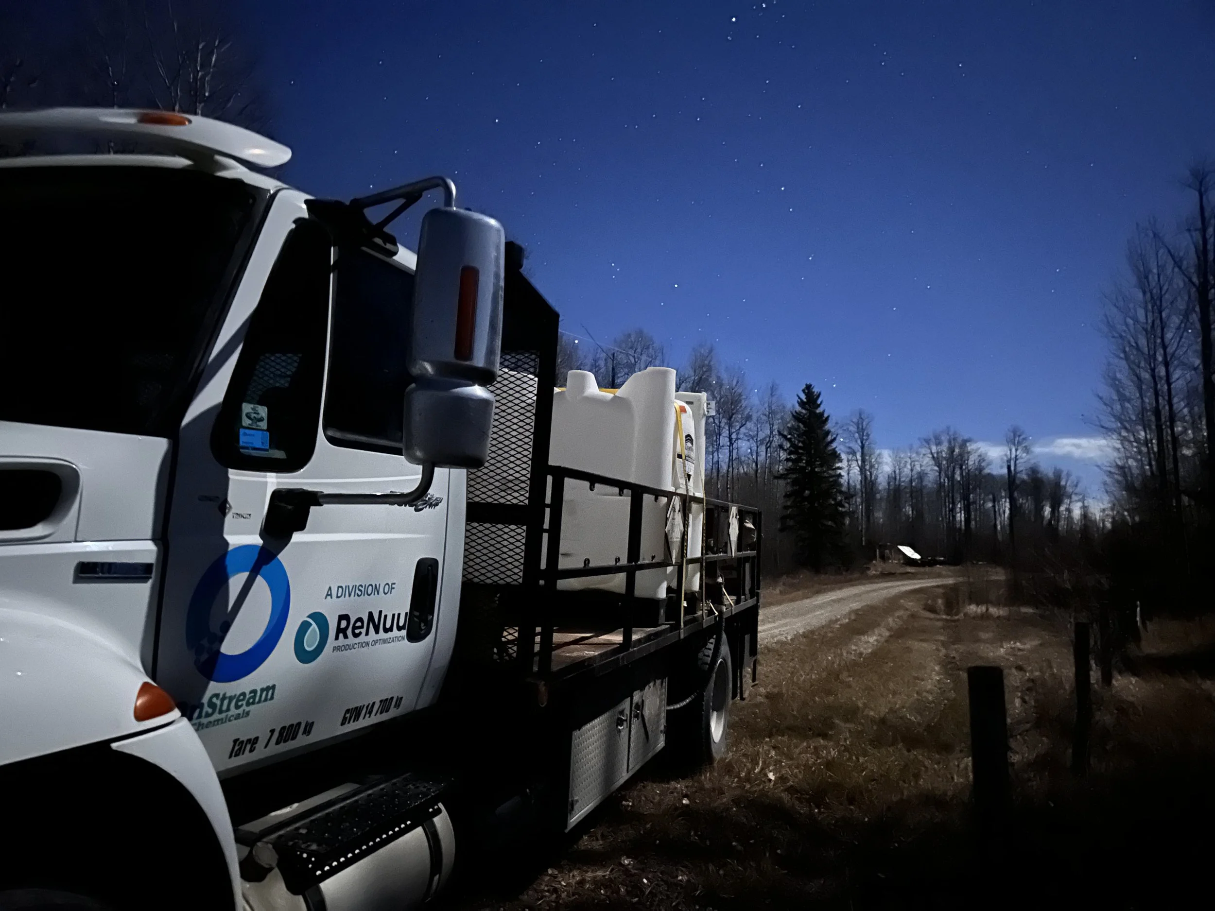 OnStream Delivery Truck Under the Stars
