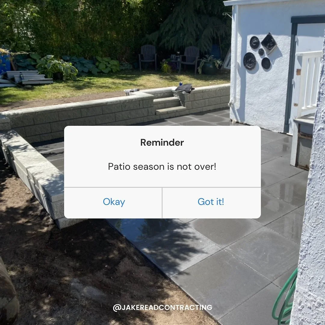 Little revamp of this cute and quaint backyard and patio 🤗

We did a new Allan block wall with stairs, and large pavers to create this look.

Ready to create a new look for your yard?

Contact us today! 📞📧

#BackyardTransformations #OutdoorEscapes