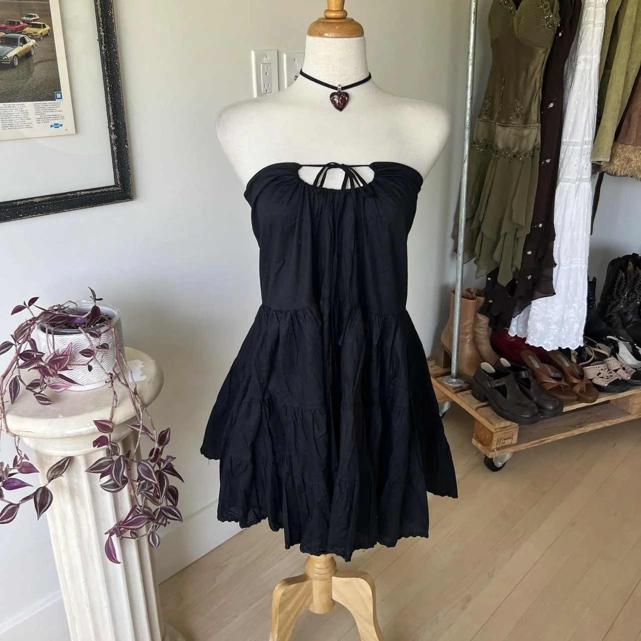 Vintage Tiered Babydoll Dress