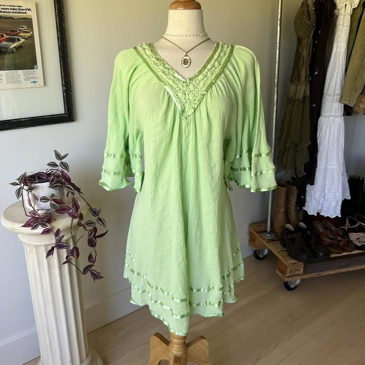 Vintage Fairy Crochet Dress