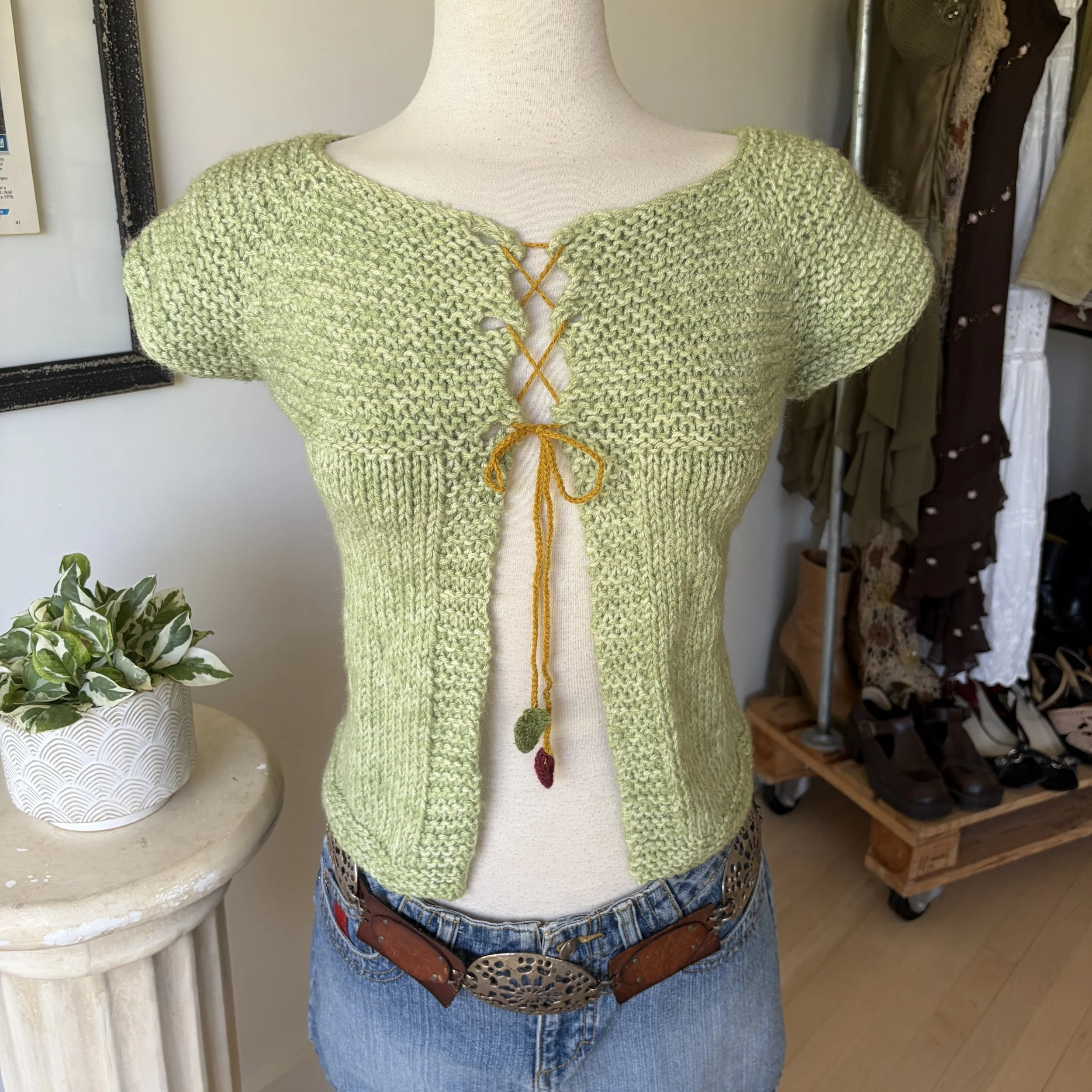 Crochet Knit Short Sleeve