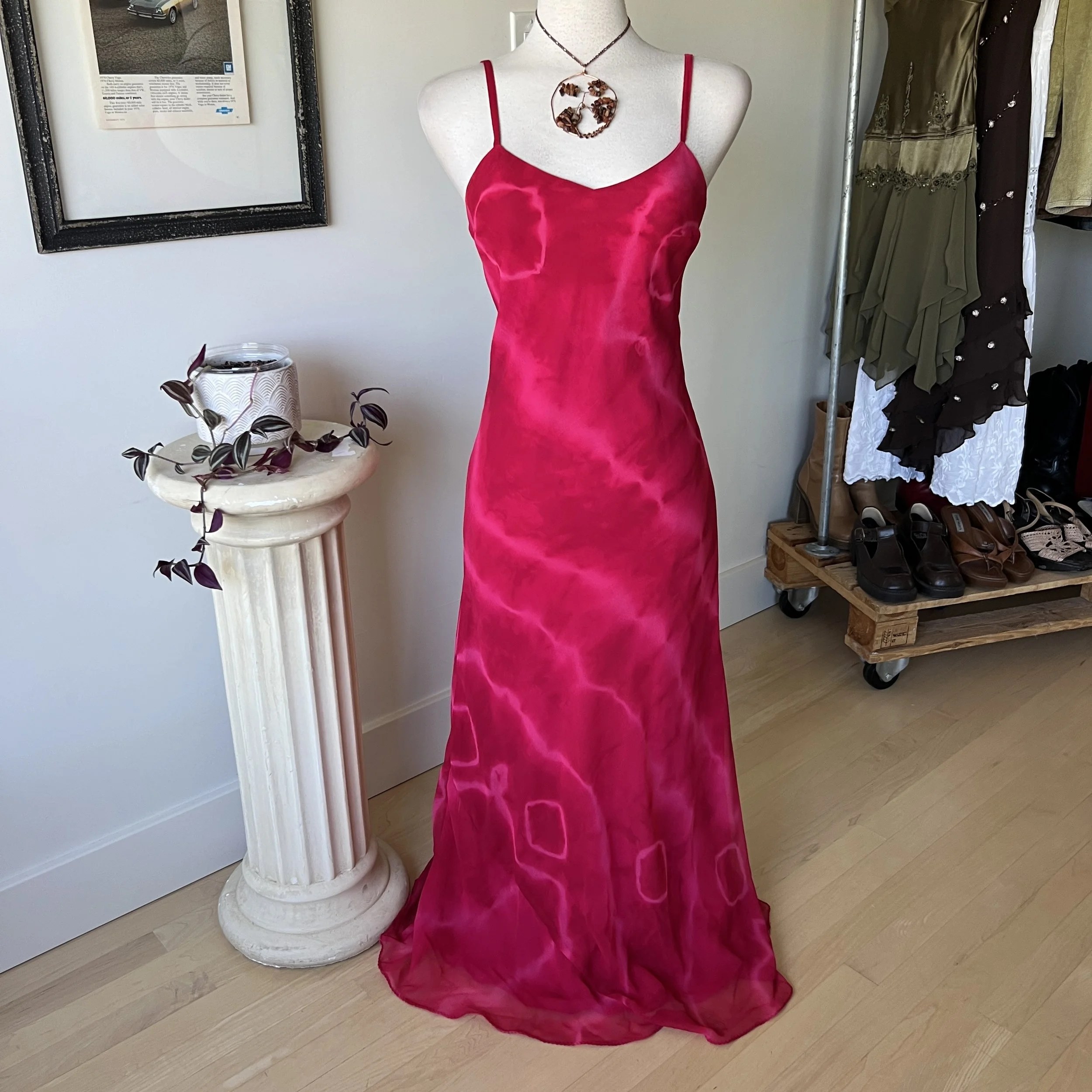 Vintage Tie Dye Maxi Dress 