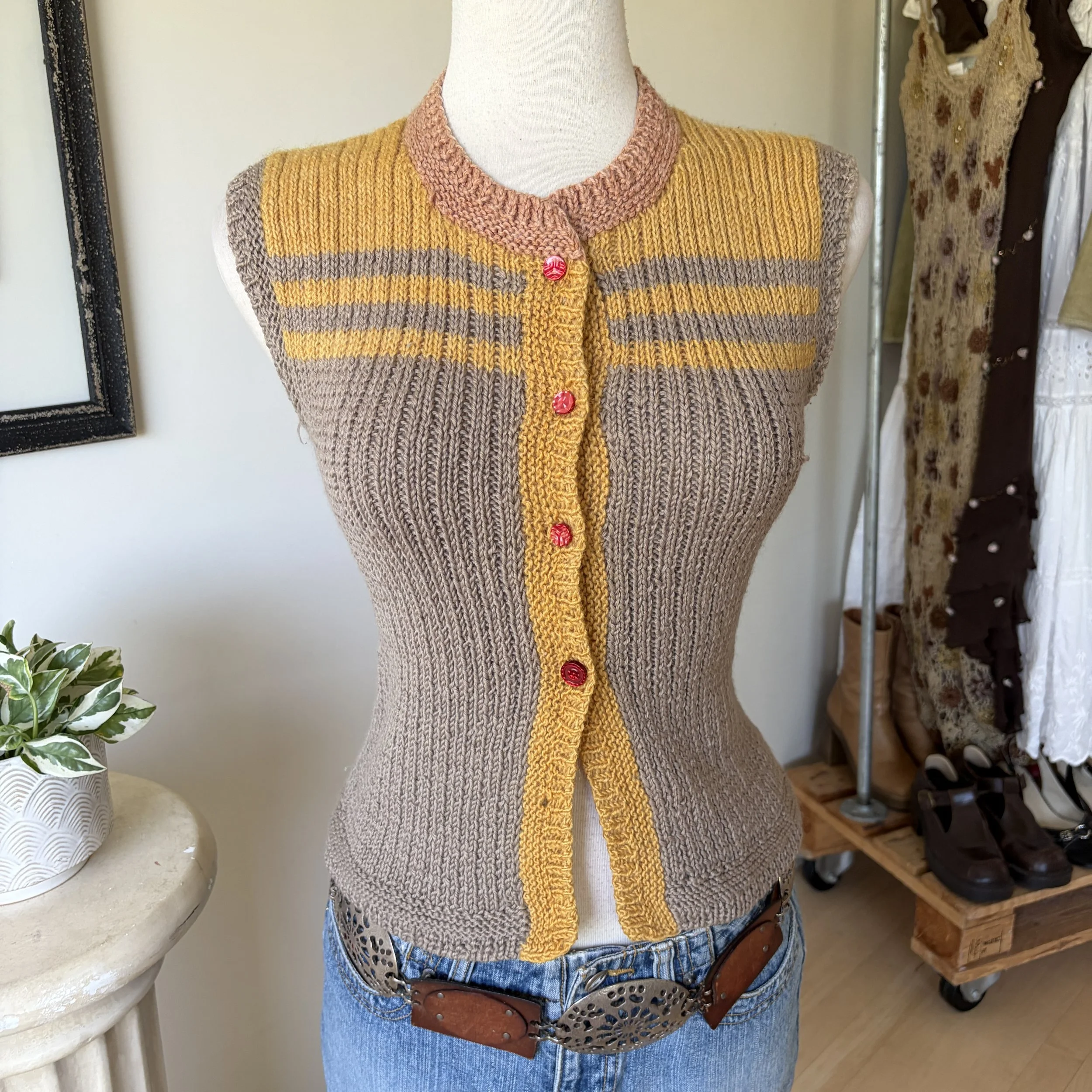 Vintage Knit Tank Top 