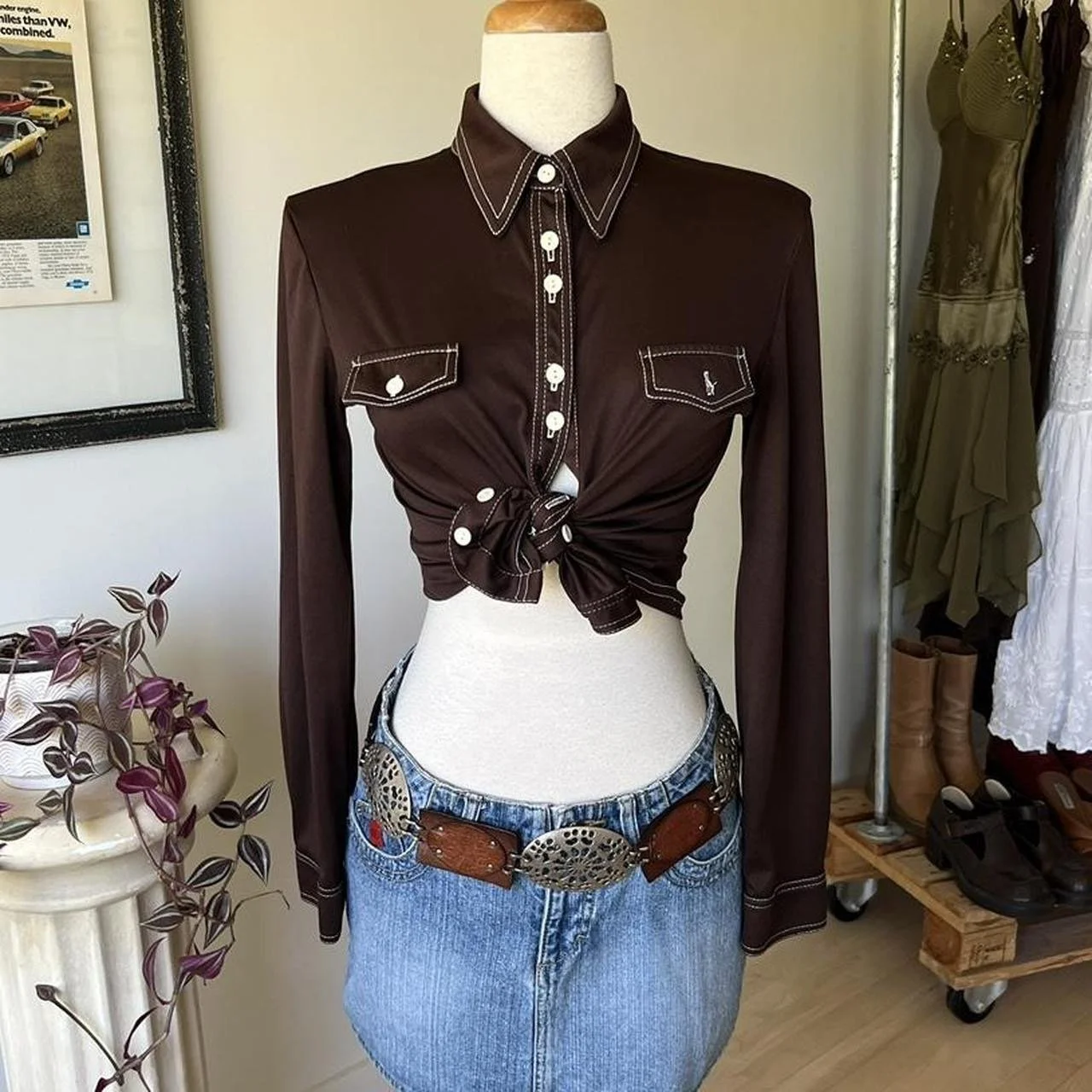 Western True Vintage Button Up