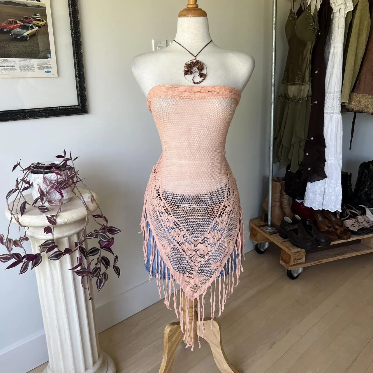 Vintage Crochet Shawl