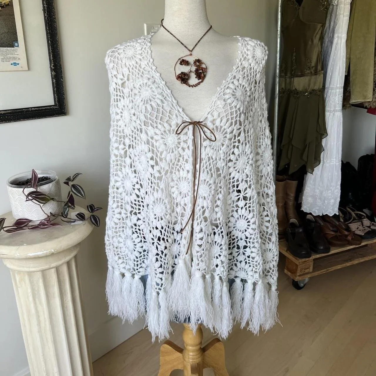 Vintage Crochet Shawl