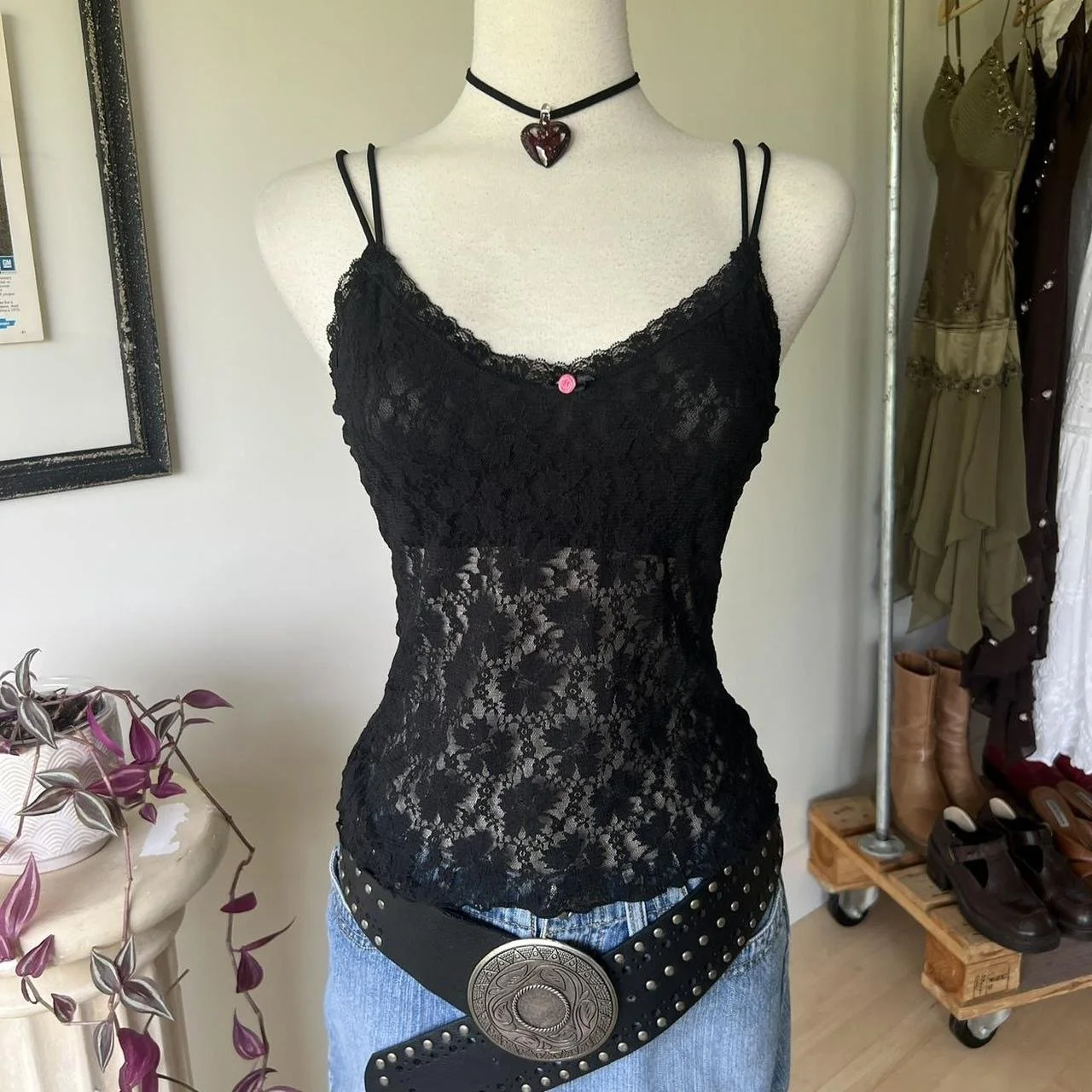 Vintage Lace Cami Top