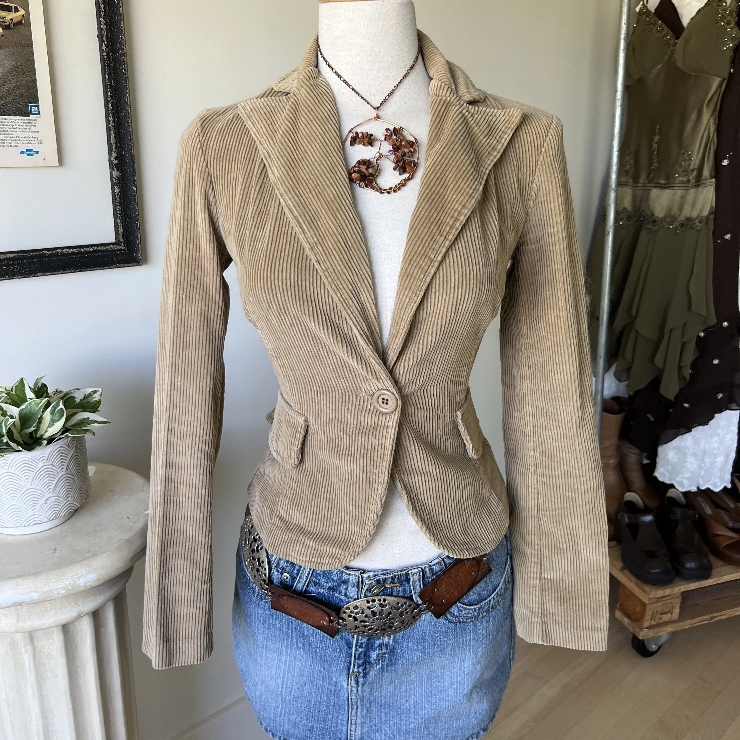 Vintage Brown Corduroy Jacket 