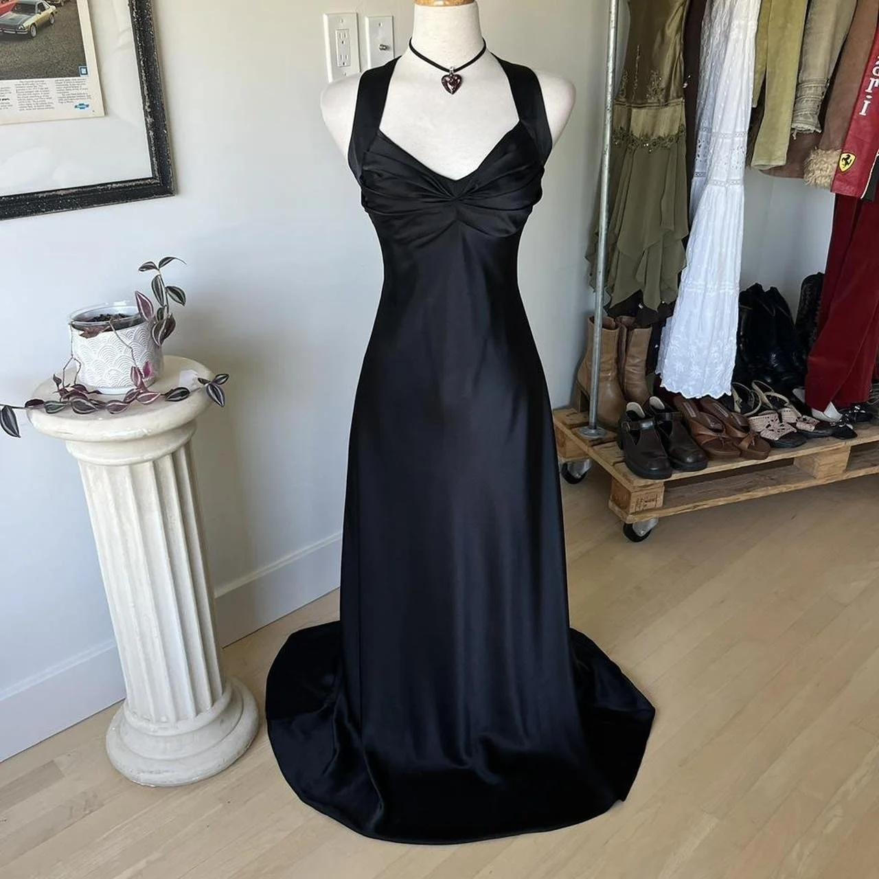 Floor Length Black Formal Gown