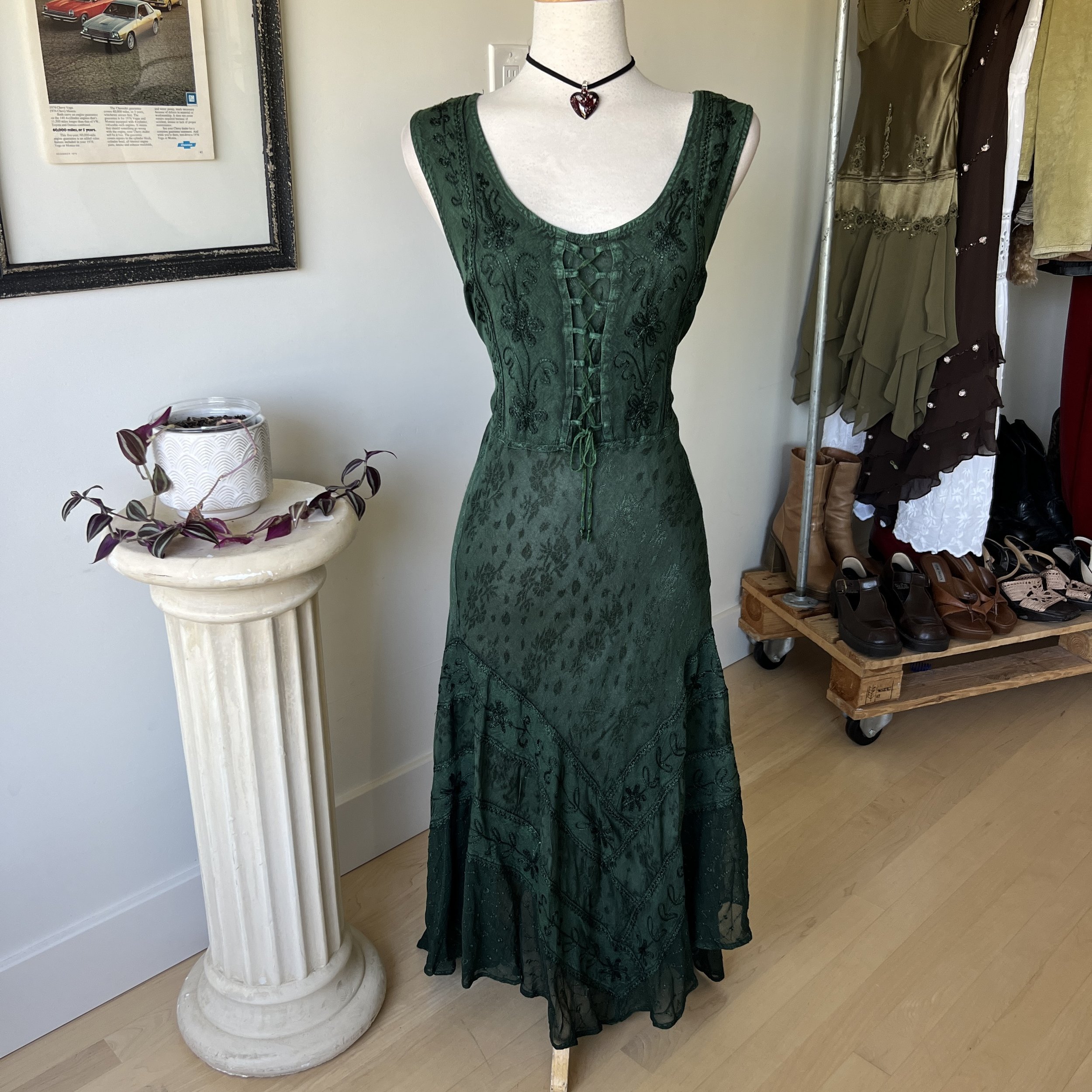 Vintage Embroidered Fairy Dress 