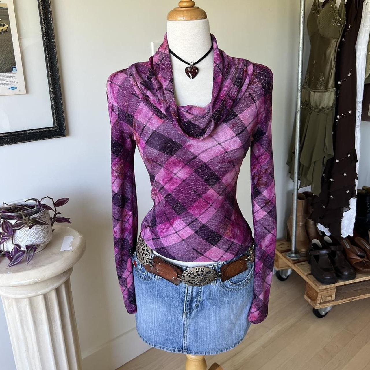 Vintage Checkered Long Sleeve