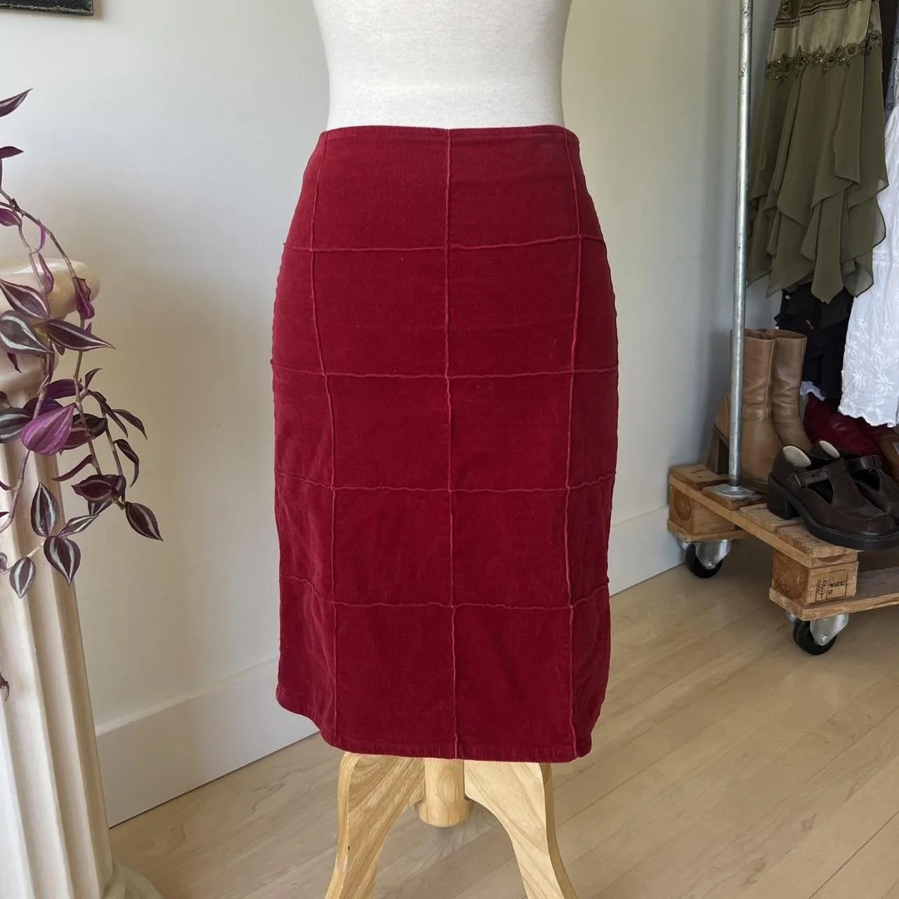 Y2K Corduroy Mini Skirt