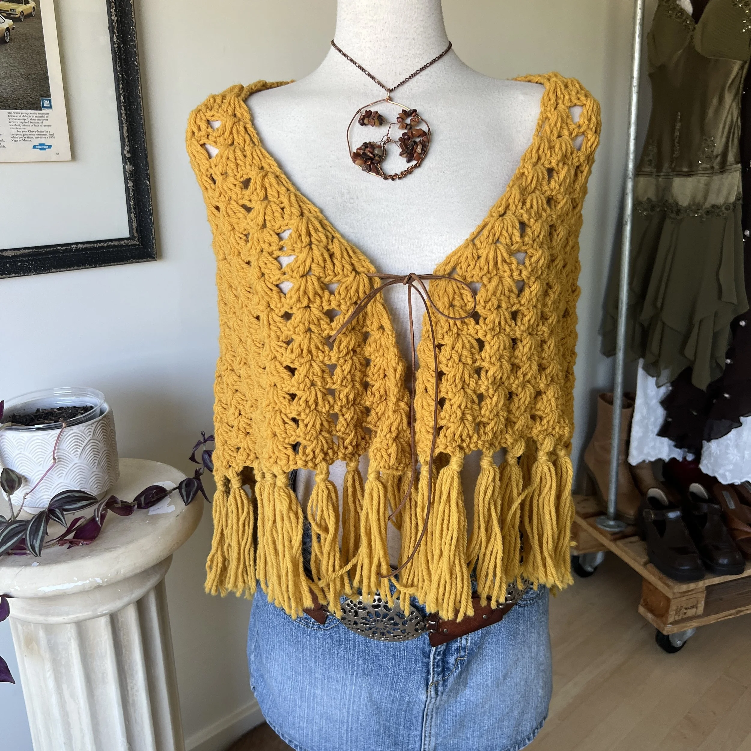 Vintage Crochet Shawl
