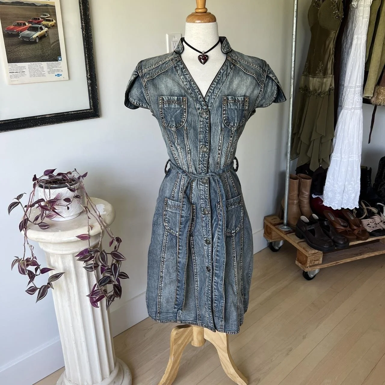 Long Denim Dress