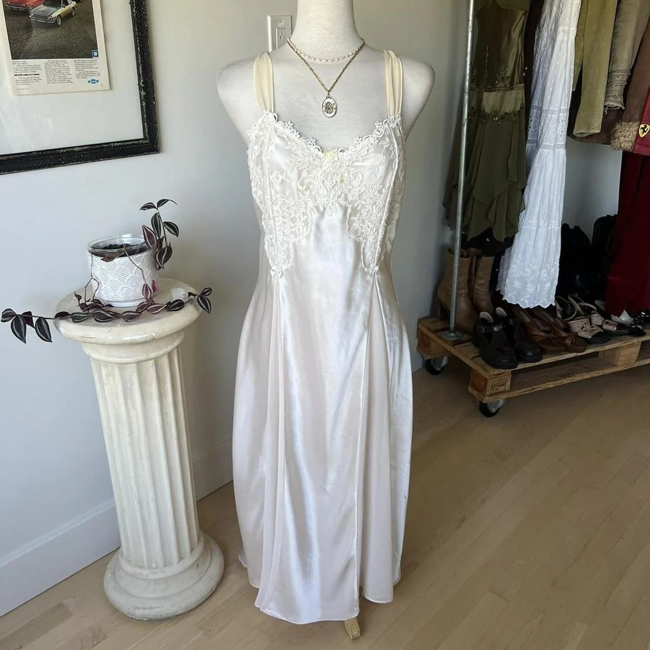 Long Floral Night Gown