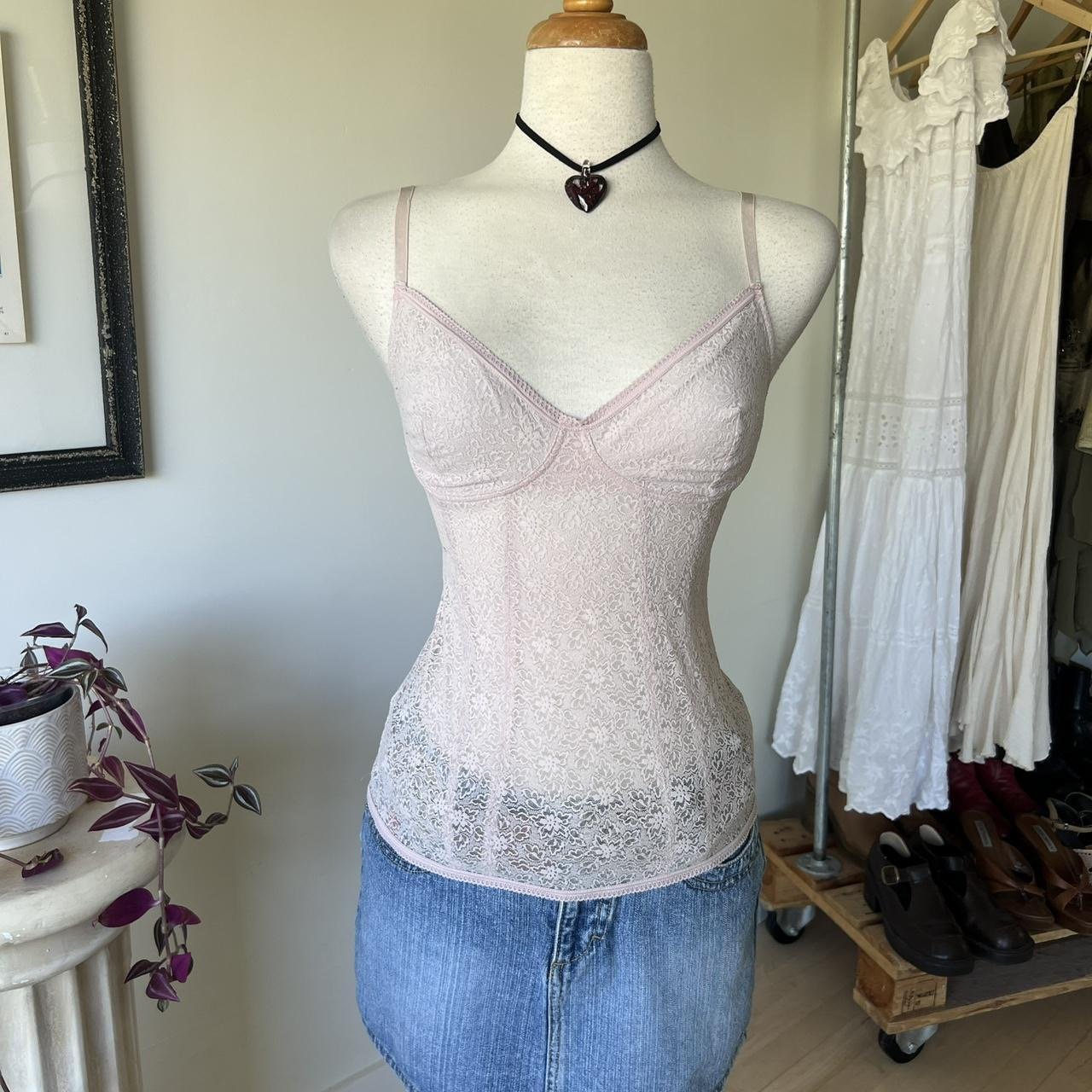 Vintage Sheer Lace Top